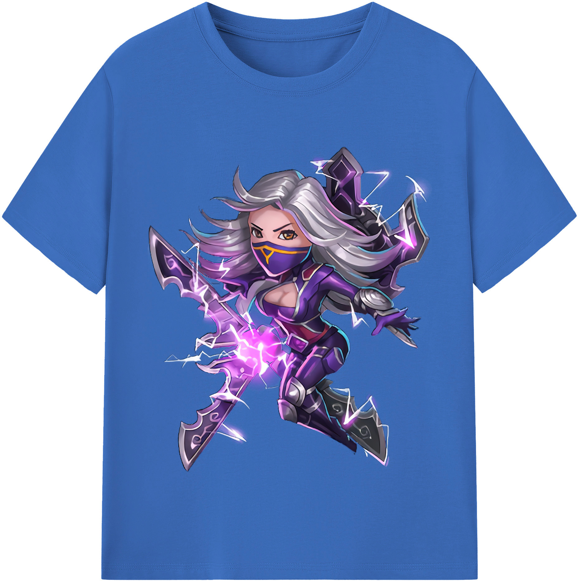 リーグ・オブ・レジェンド League of Legends LOL 綿100％半袖Tシャツ（フロントプリント）