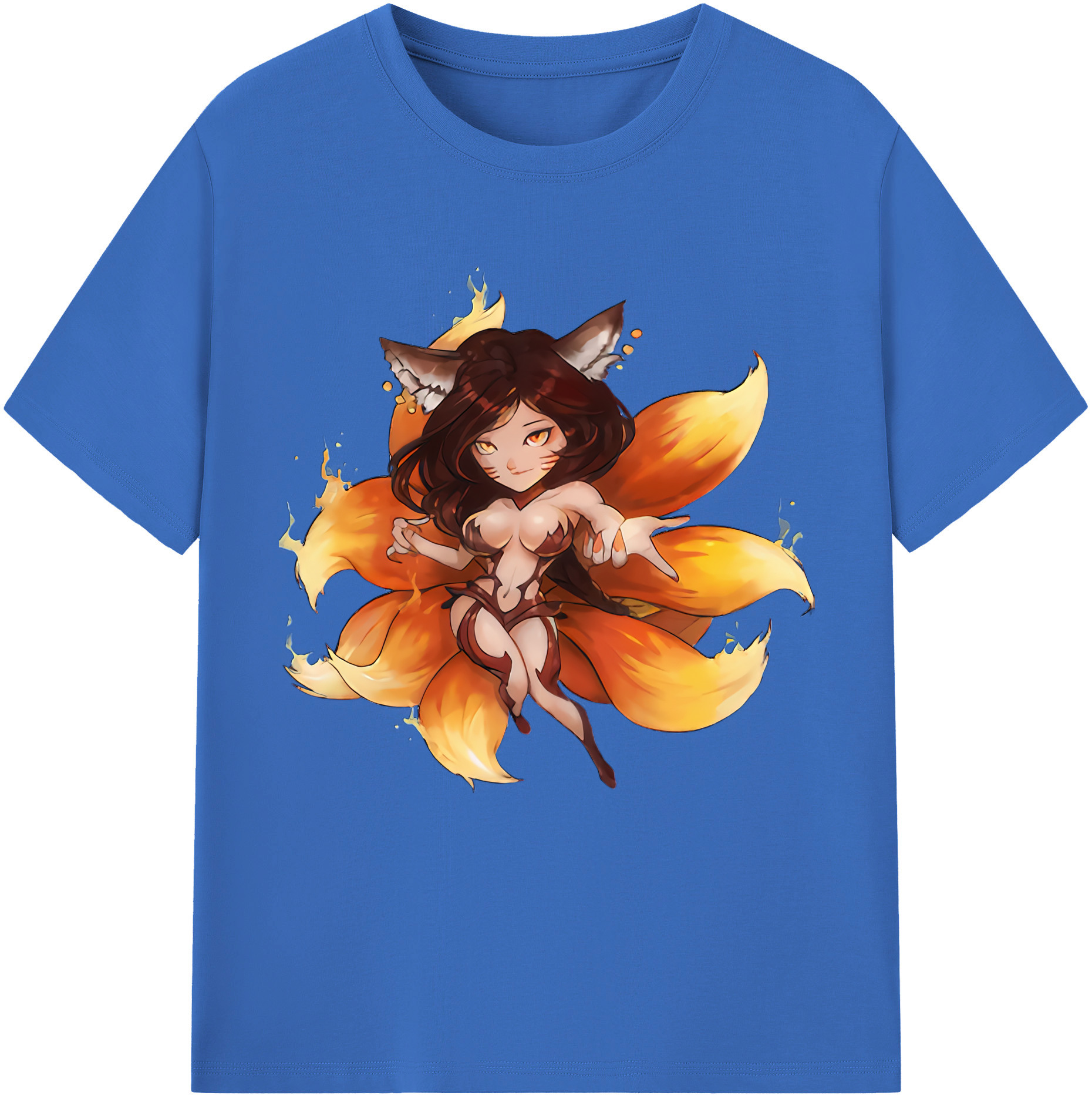 リーグ・オブ・レジェンド League of Legends LOL 綿100％半袖Tシャツ（フロントプリント）