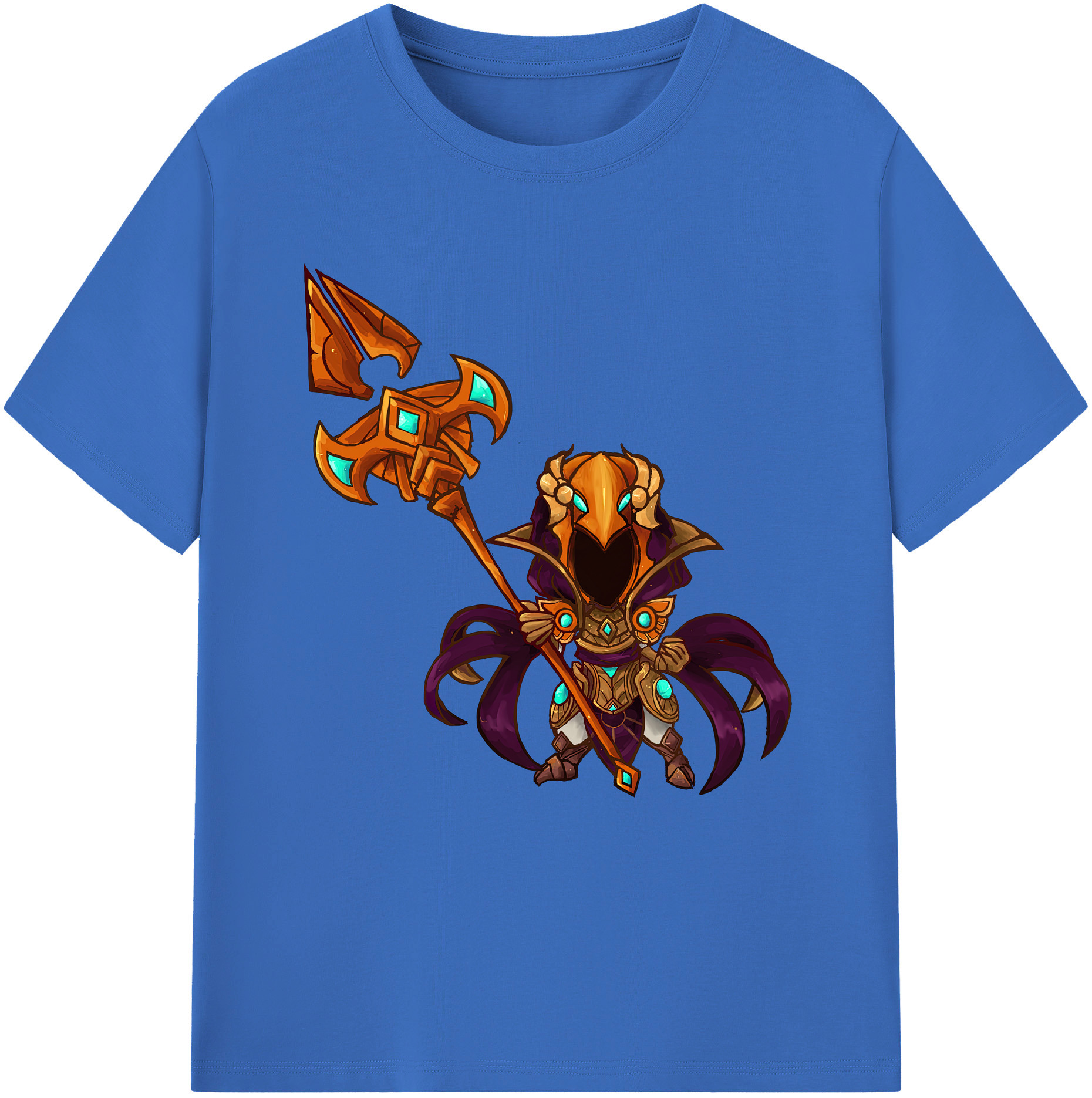 リーグ・オブ・レジェンド League of Legends LOL 綿100％半袖Tシャツ（フロントプリント）