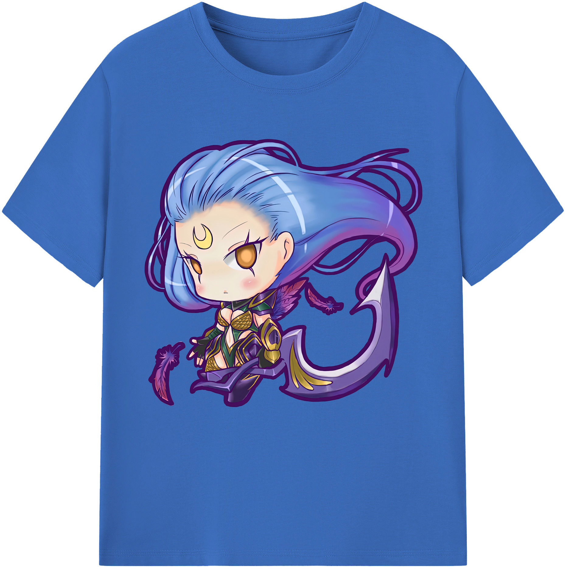 （画像用） リーグ・オブ・レジェンド League of Legends LOL 綿100％半袖Tシャツ（フロントプリント）