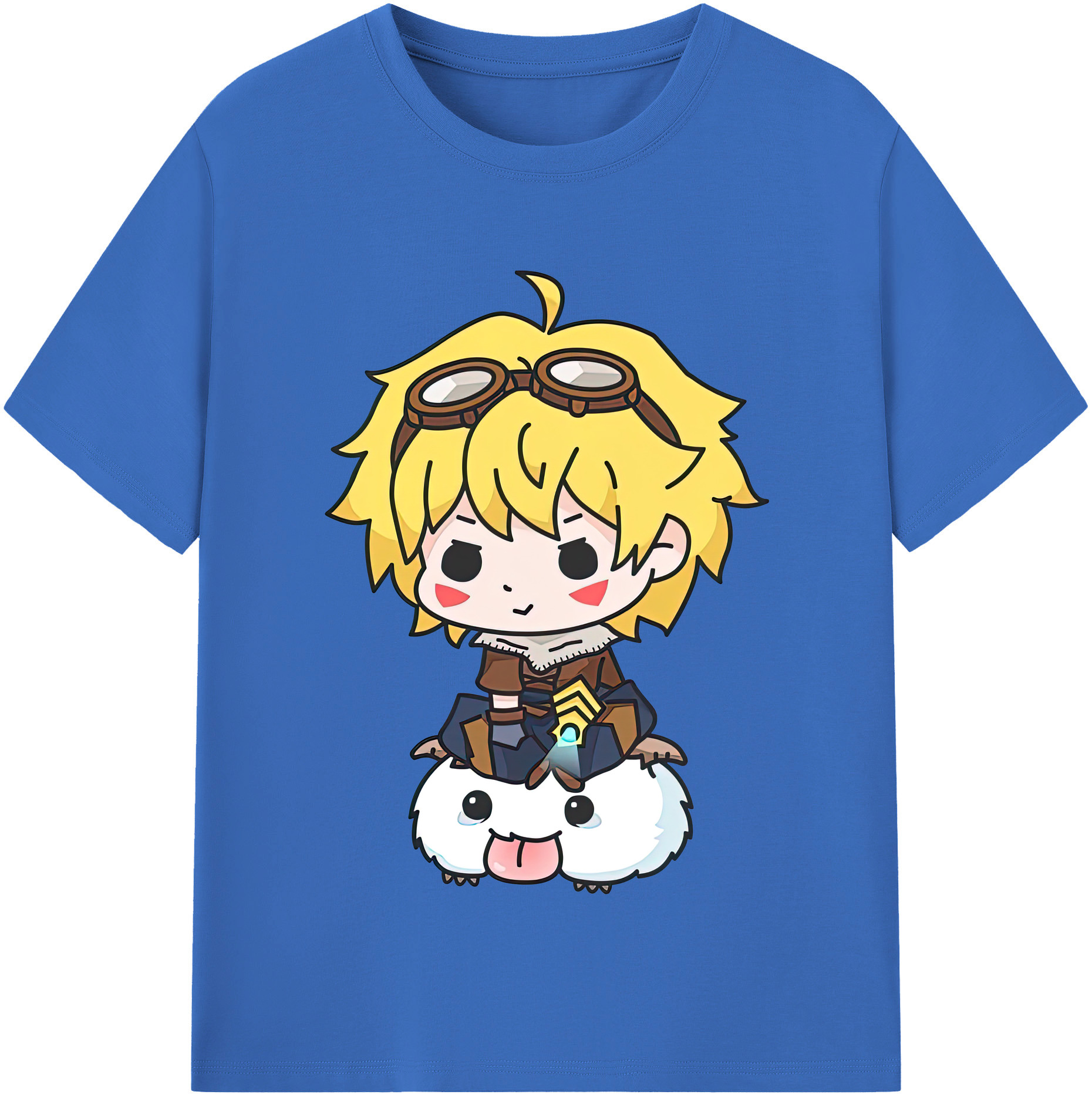 リーグ・オブ・レジェンド League of Legends LOL 綿100％半袖Tシャツ（フロントプリント）