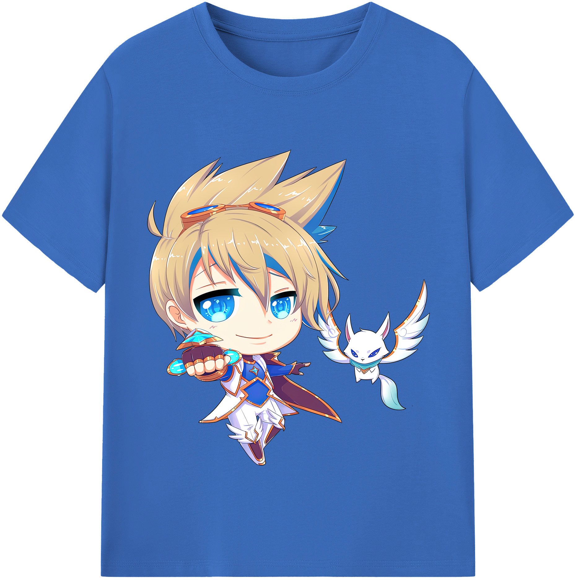リーグ・オブ・レジェンド League of Legends LOL 綿100％半袖Tシャツ（フロントプリント）