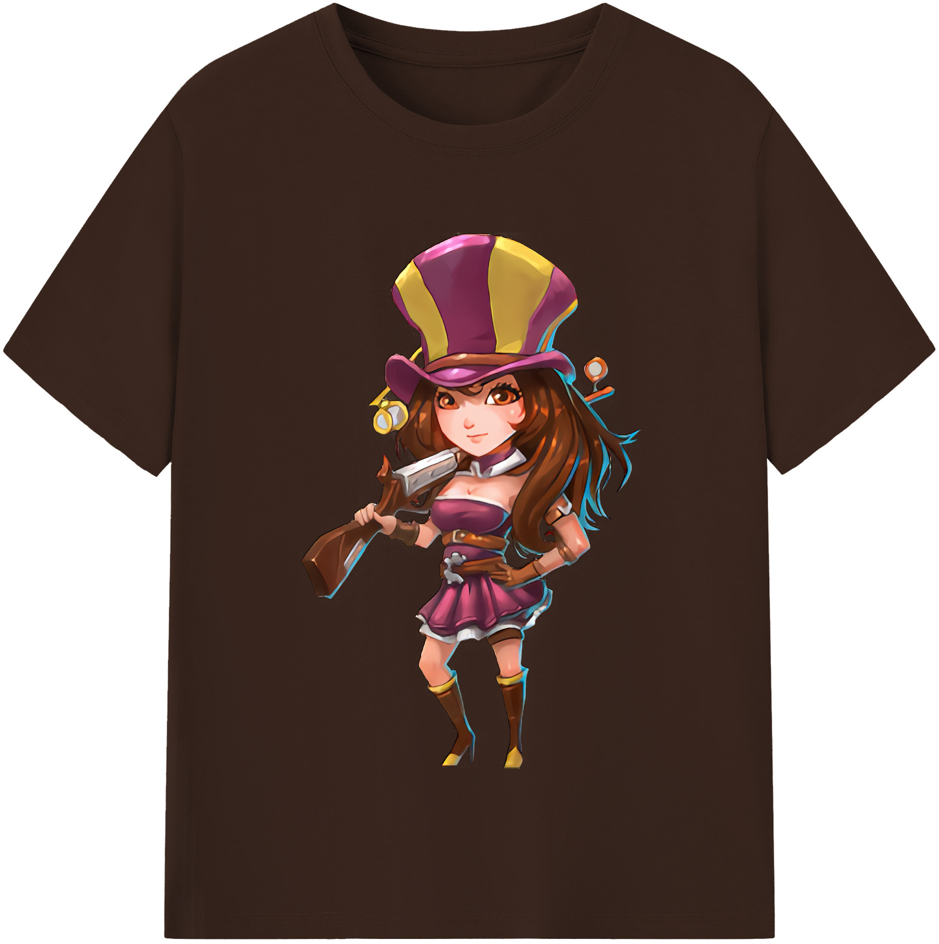 リーグ・オブ・レジェンド League of Legends LOL 綿100％半袖Tシャツ（フロントプリント）