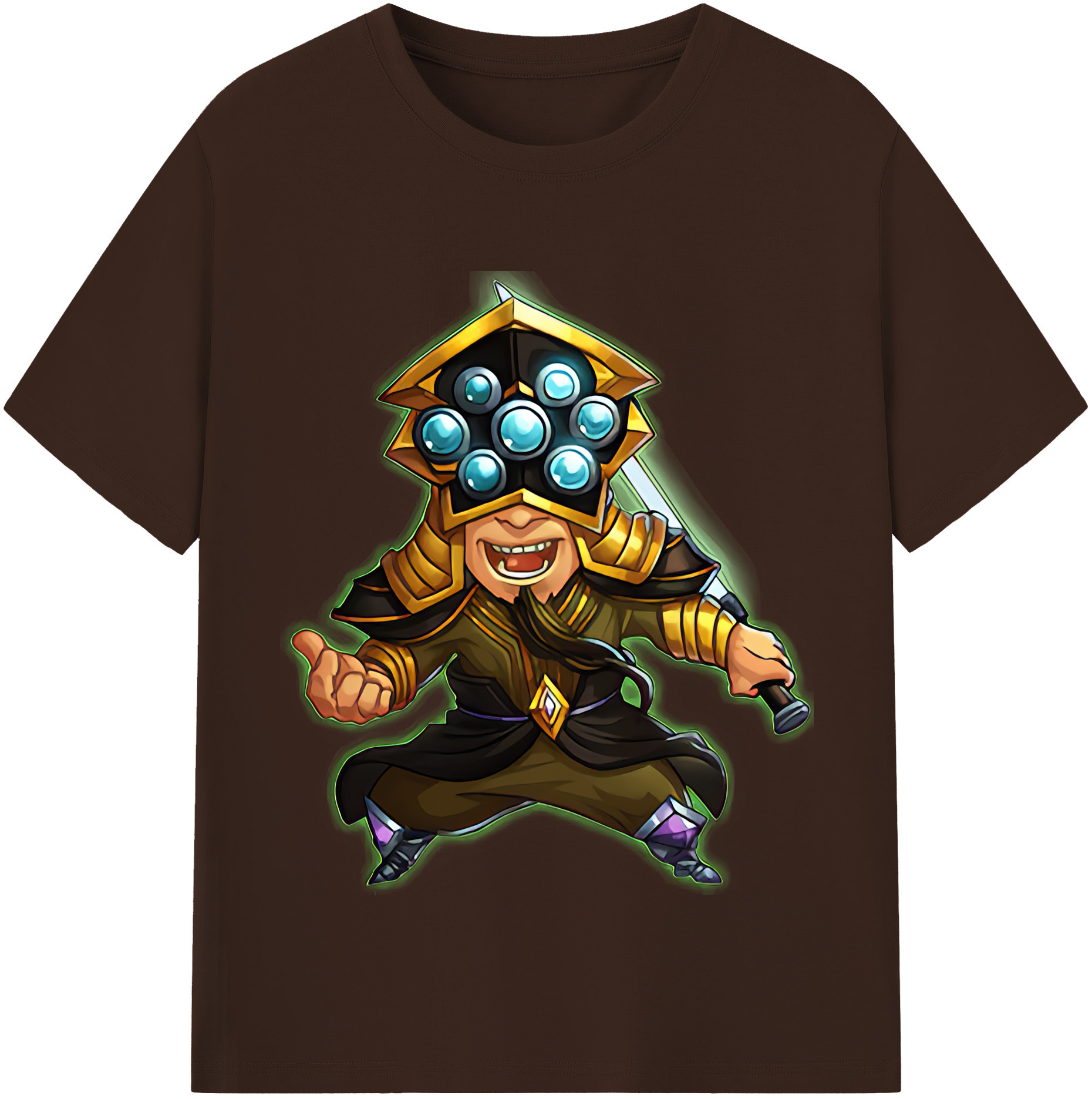 リーグ・オブ・レジェンド League of Legends LOL 綿100％半袖Tシャツ（フロントプリント）