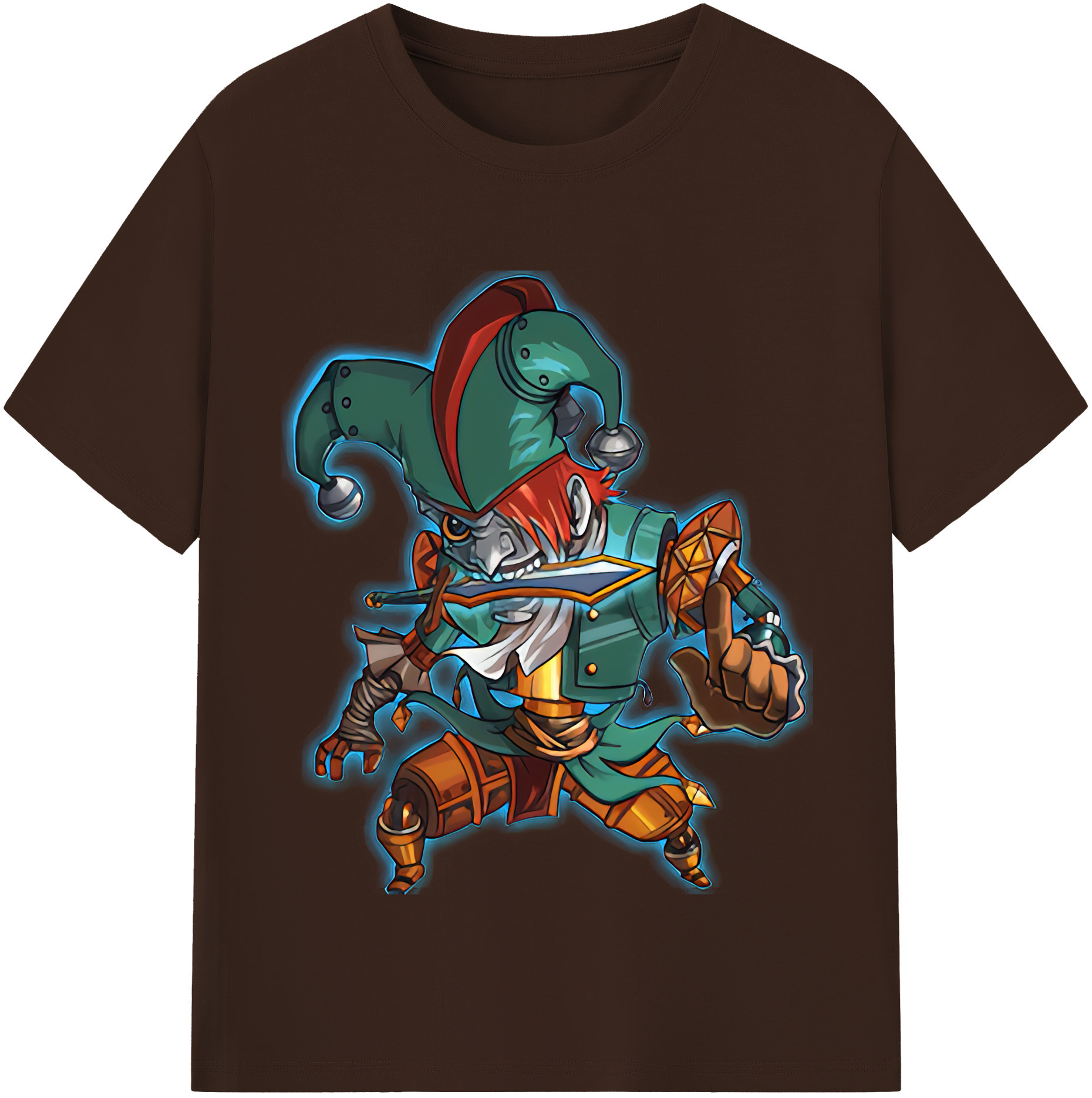 リーグ・オブ・レジェンド League of Legends LOL 綿100％半袖Tシャツ（フロントプリント）