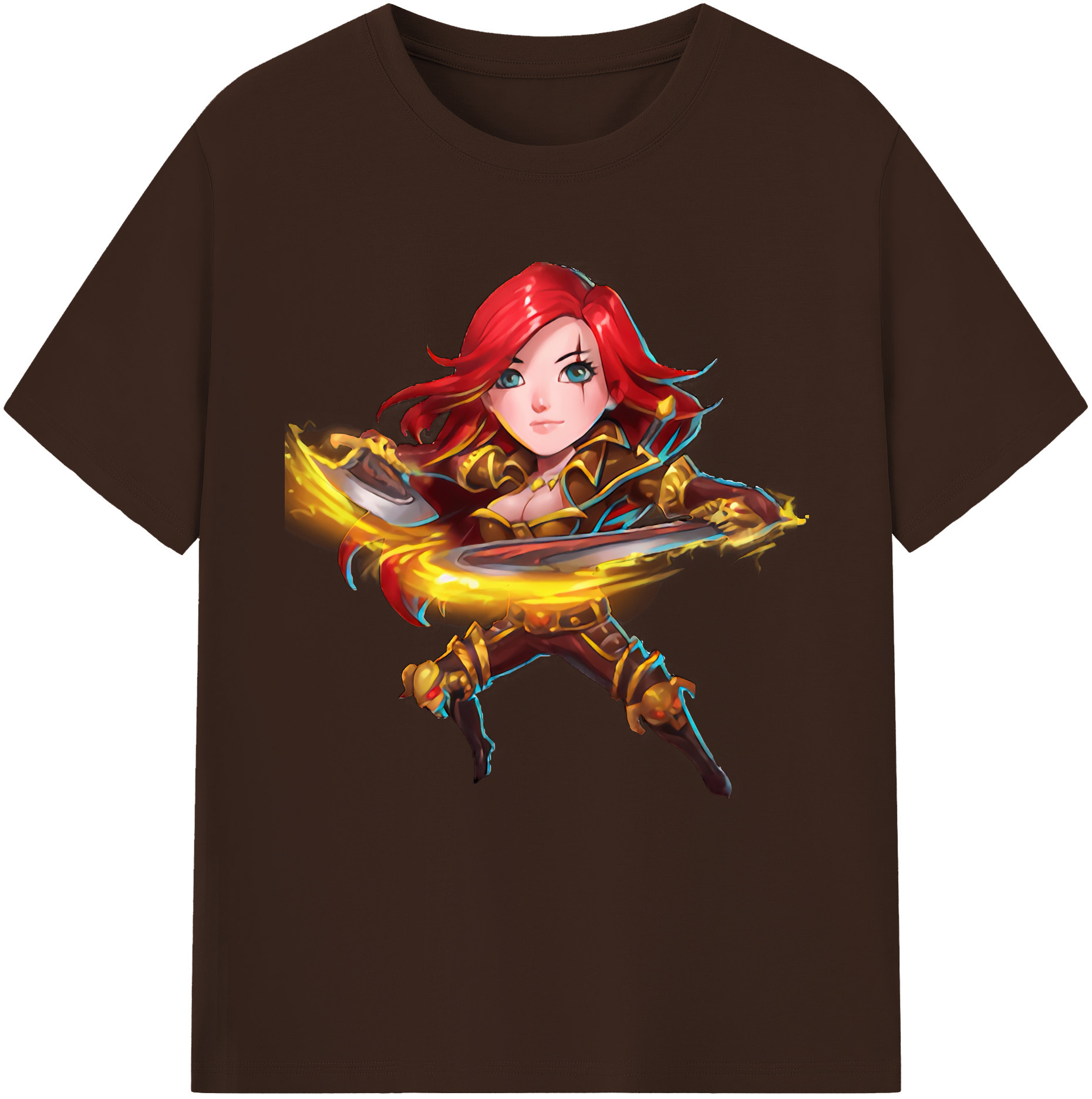 リーグ・オブ・レジェンド League of Legends LOL 綿100％半袖Tシャツ（フロントプリント）