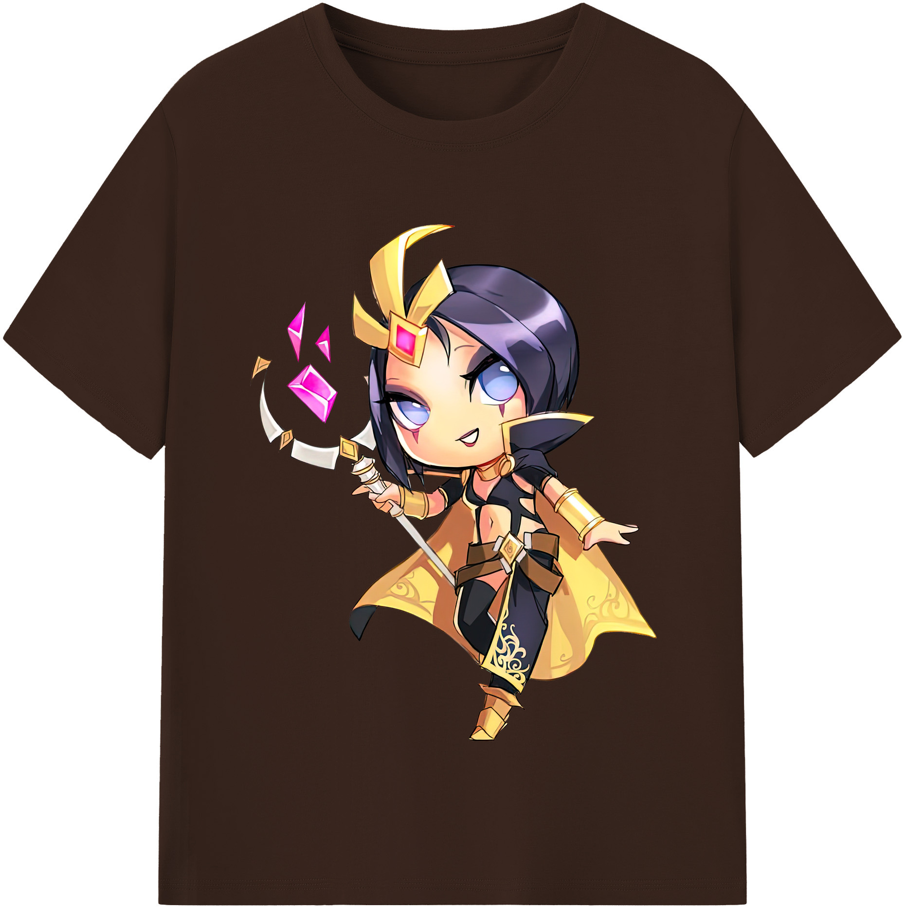 リーグ・オブ・レジェンド League of Legends LOL 綿100％半袖Tシャツ（フロントプリント）