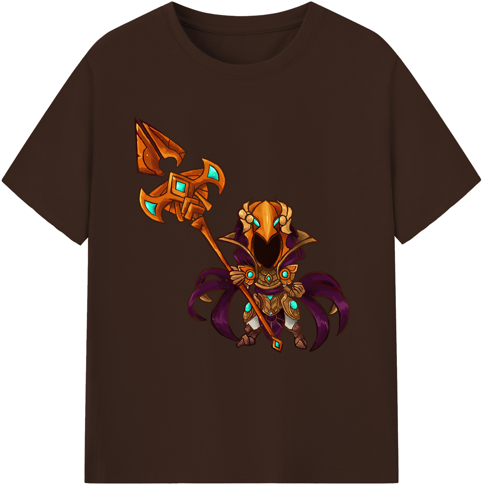 リーグ・オブ・レジェンド League of Legends LOL 綿100％半袖Tシャツ（フロントプリント）