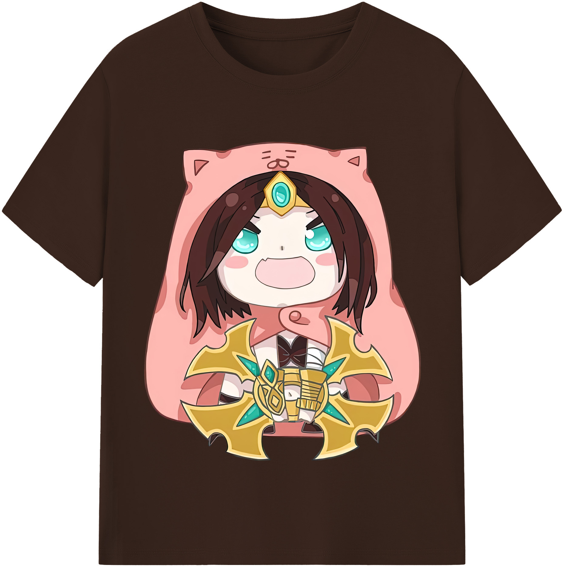 リーグ・オブ・レジェンド League of Legends LOL 綿100％半袖Tシャツ（フロントプリント）