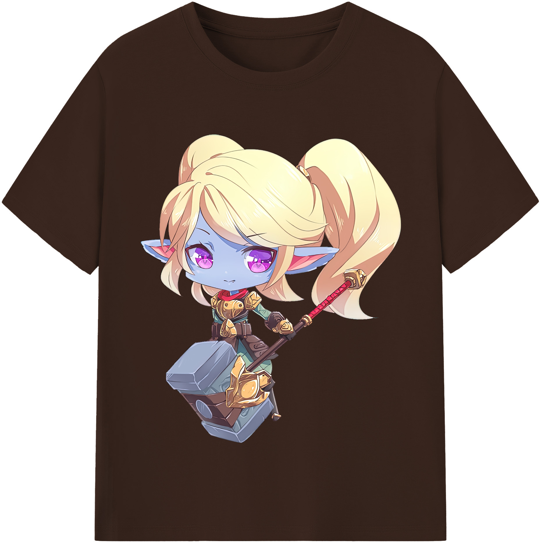 リーグ・オブ・レジェンド League of Legends LOL 綿100％半袖Tシャツ（フロントプリント）