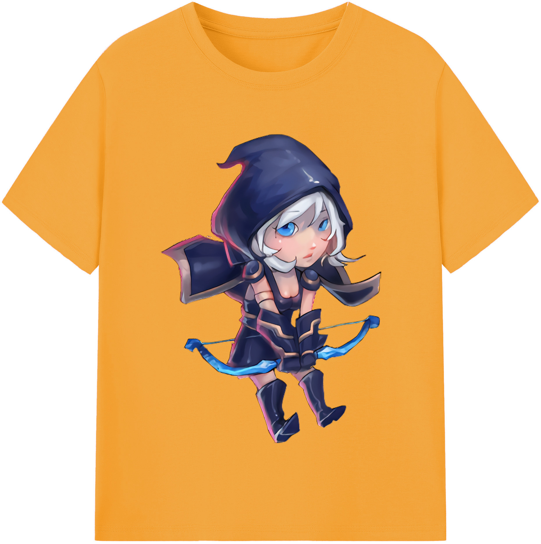 リーグ・オブ・レジェンド League of Legends LOL 綿100％半袖Tシャツ（フロントプリント）