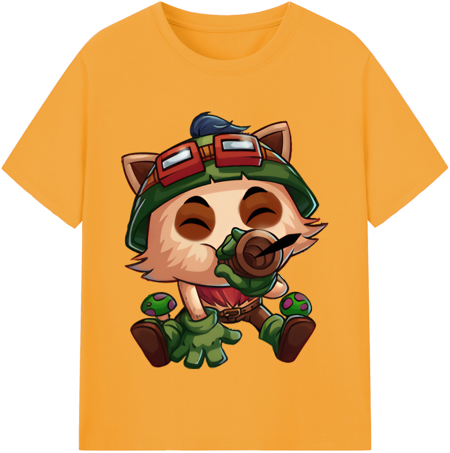 リーグ・オブ・レジェンド League of Legends LOL 綿100％半袖Tシャツ（フロントプリント）