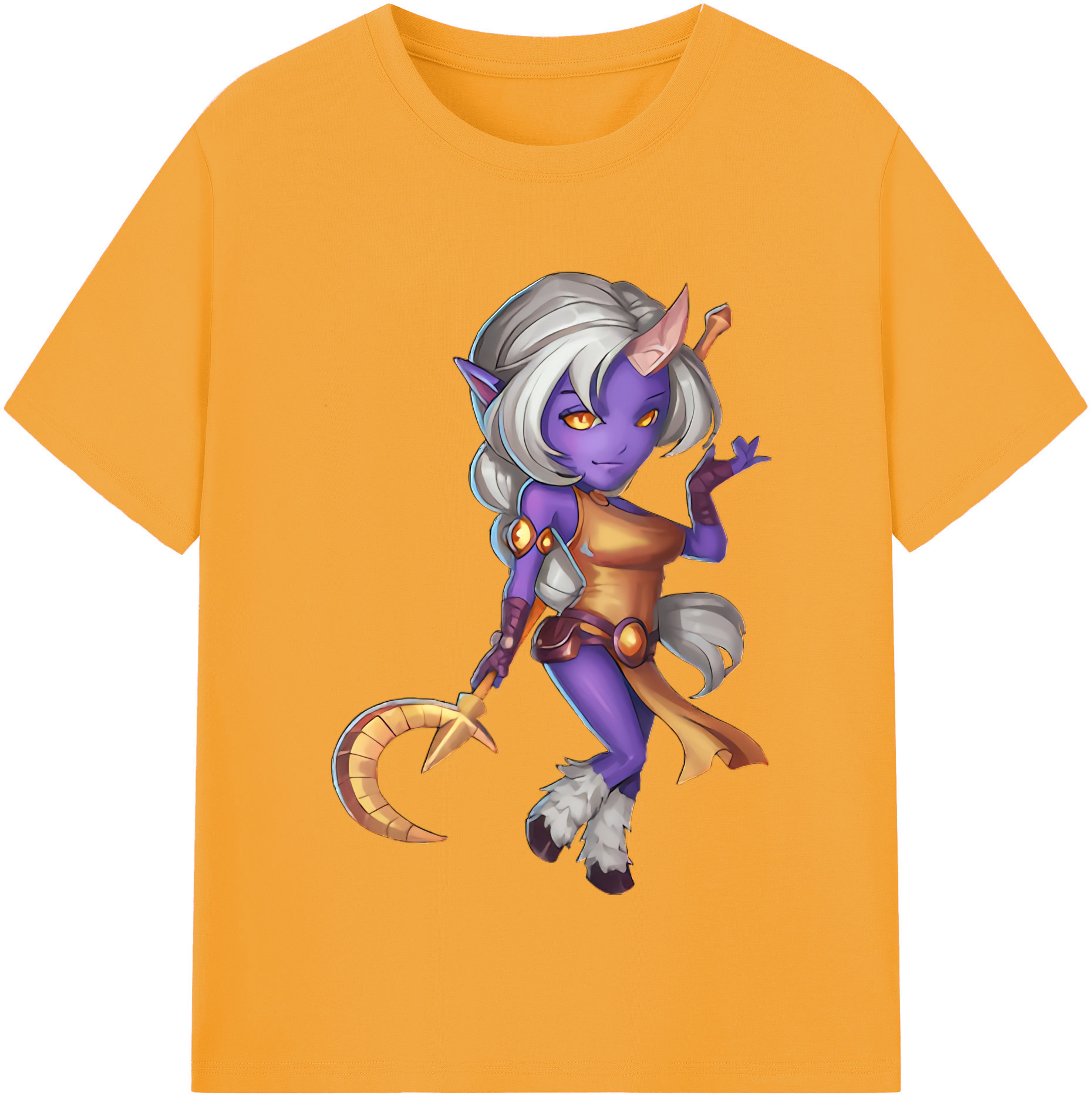 リーグ・オブ・レジェンド League of Legends LOL 綿100％半袖Tシャツ（フロントプリント）