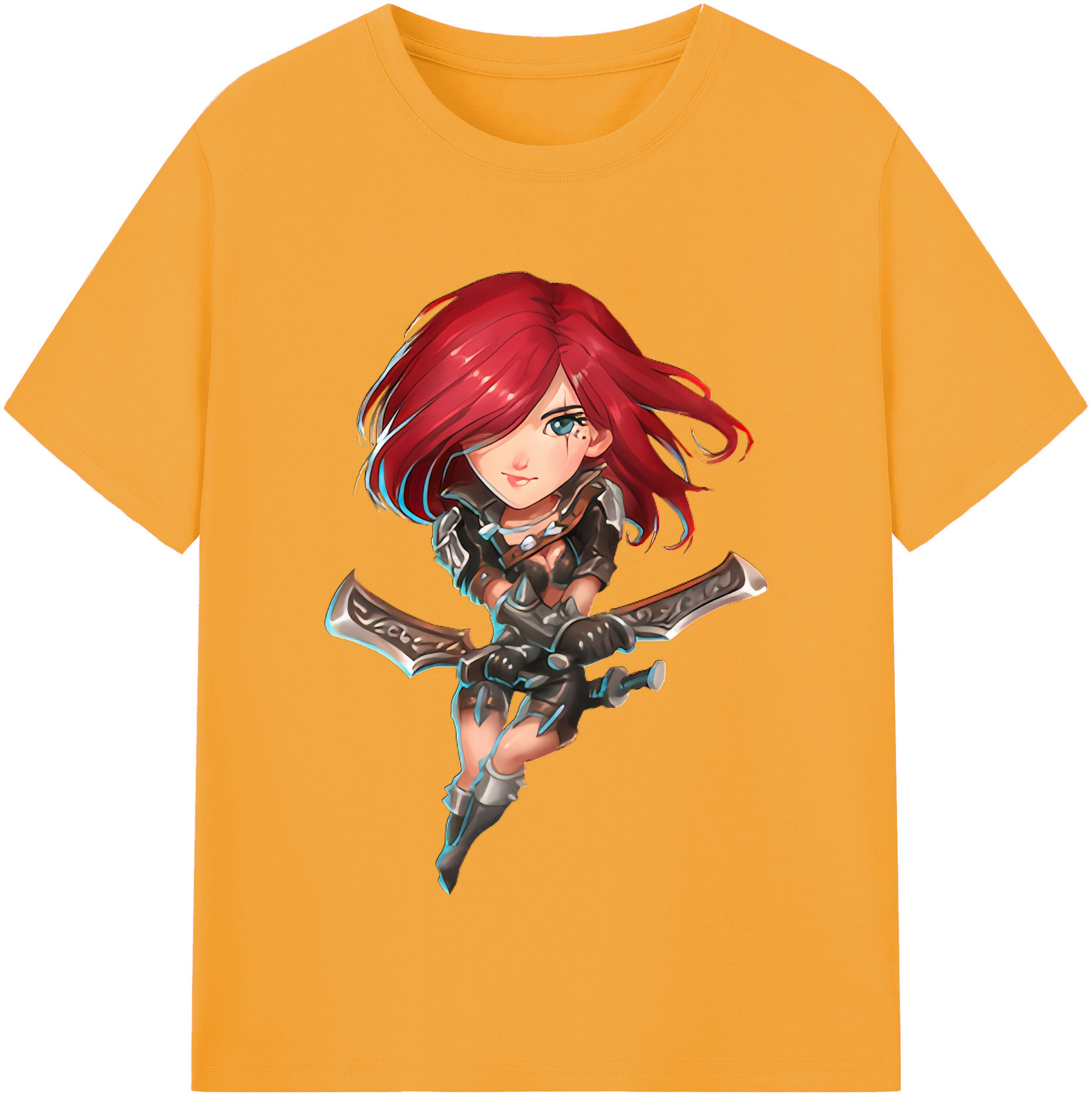 リーグ・オブ・レジェンド League of Legends LOL 綿100％半袖Tシャツ（フロントプリント）
