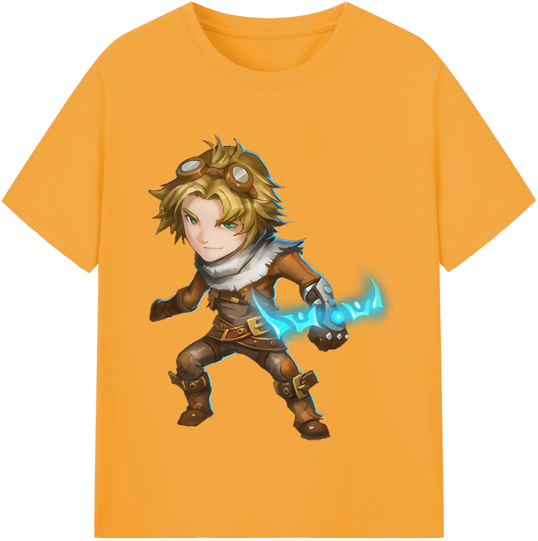 リーグ・オブ・レジェンド League of Legends LOL 綿100％半袖Tシャツ（フロントプリント）