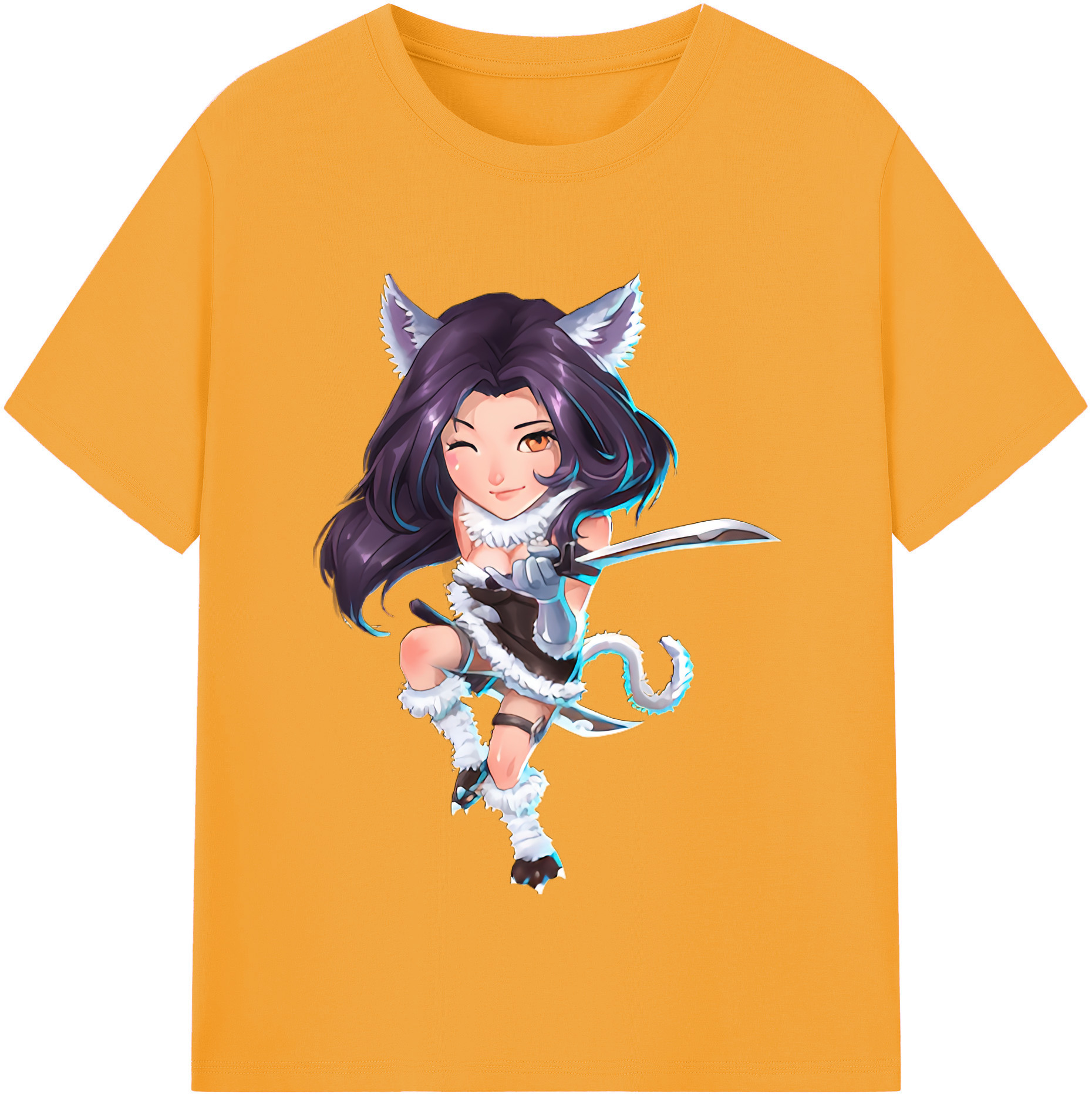 リーグ・オブ・レジェンド League of Legends LOL 綿100％半袖Tシャツ（フロントプリント）