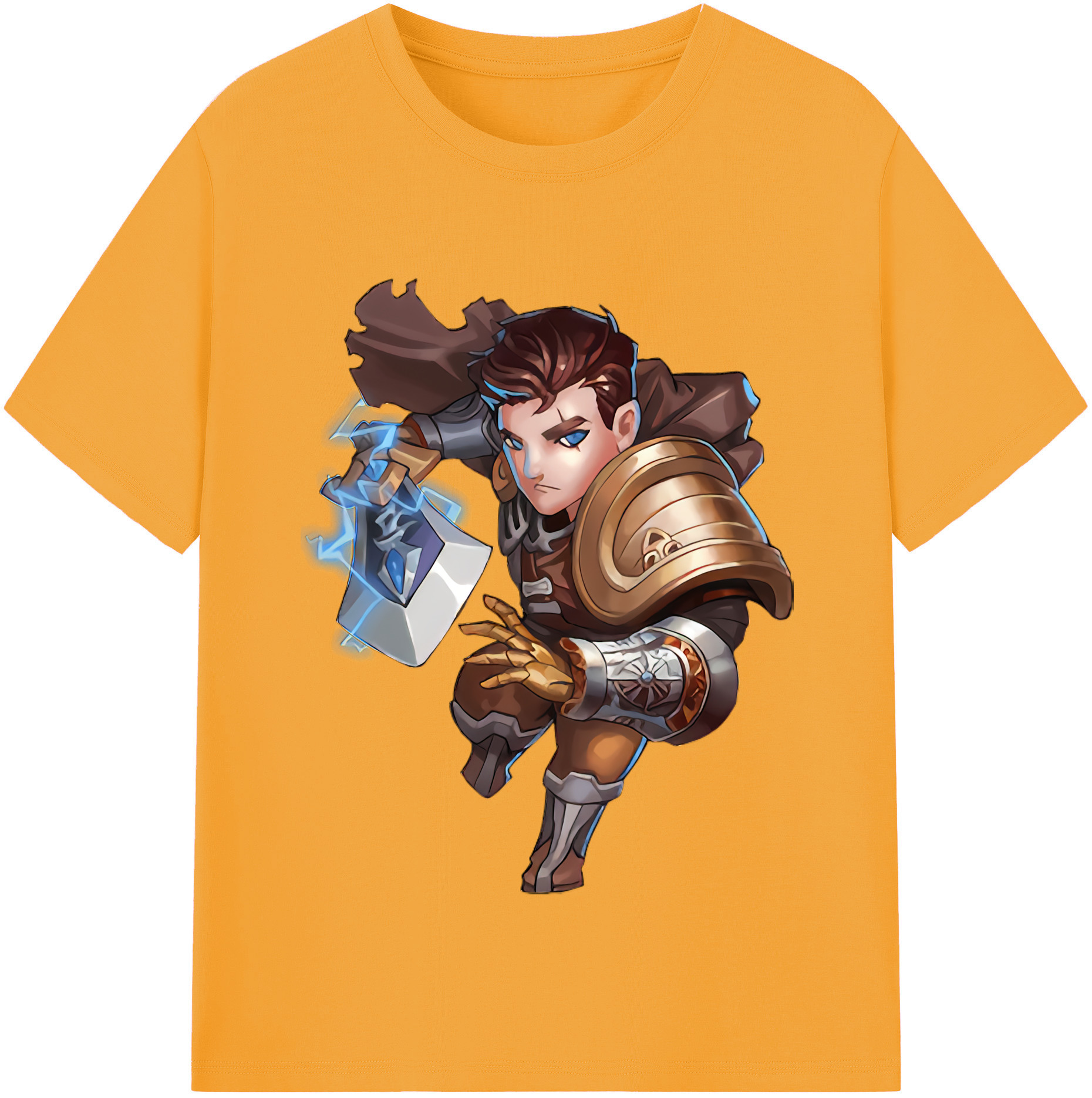 リーグ・オブ・レジェンド League of Legends LOL 綿100％半袖Tシャツ（フロントプリント）
