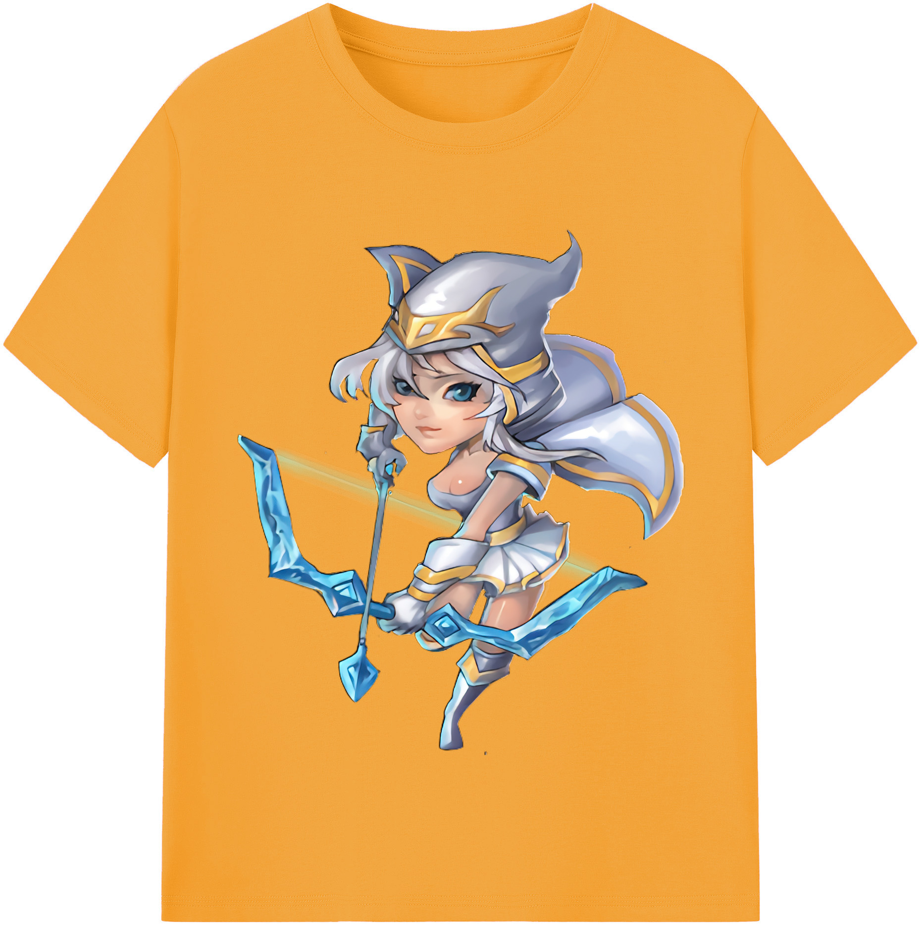 リーグ・オブ・レジェンド League of Legends LOL 綿100％半袖Tシャツ（フロントプリント）