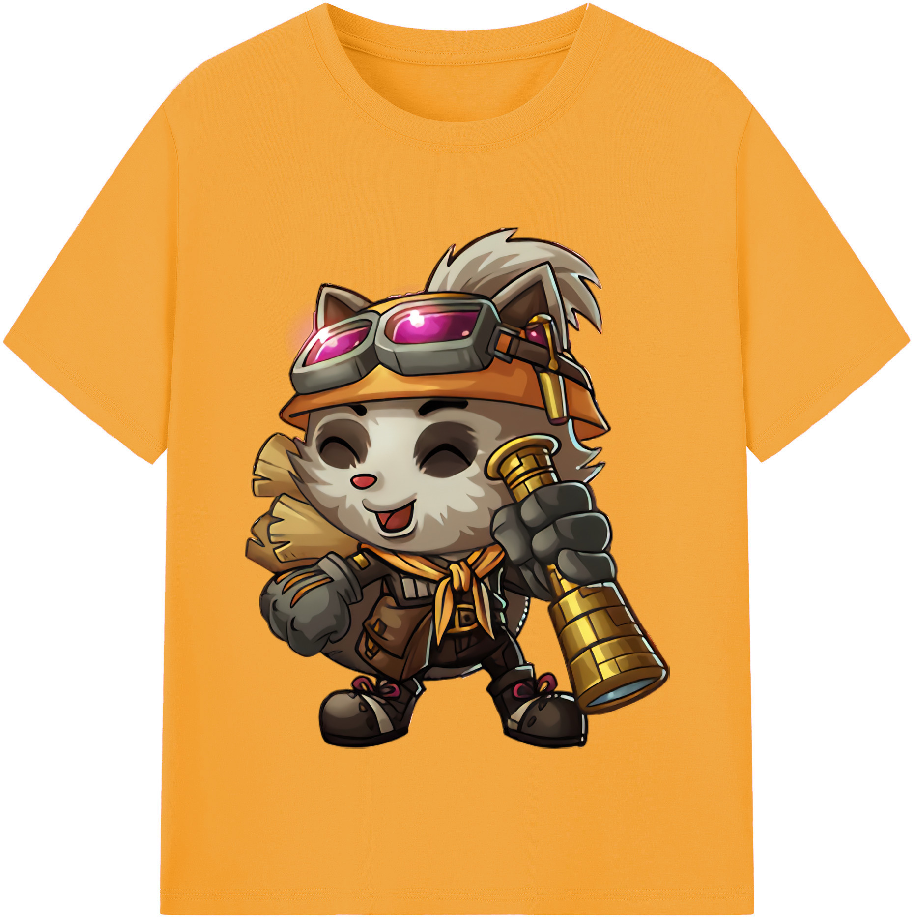 リーグ・オブ・レジェンド League of Legends LOL 綿100％半袖Tシャツ（フロントプリント）