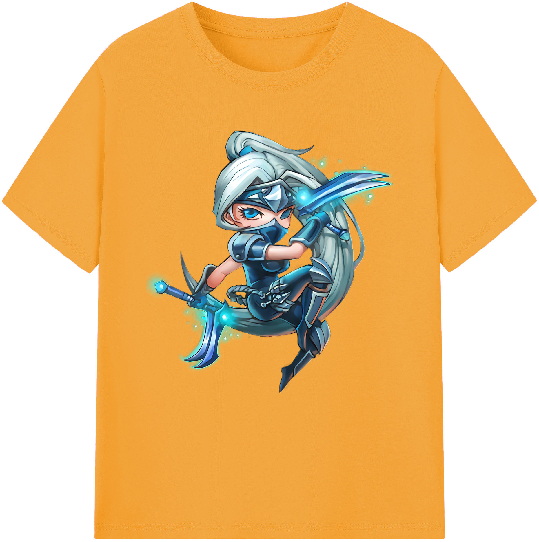 リーグ・オブ・レジェンド League of Legends LOL 綿100％半袖Tシャツ（フロントプリント）