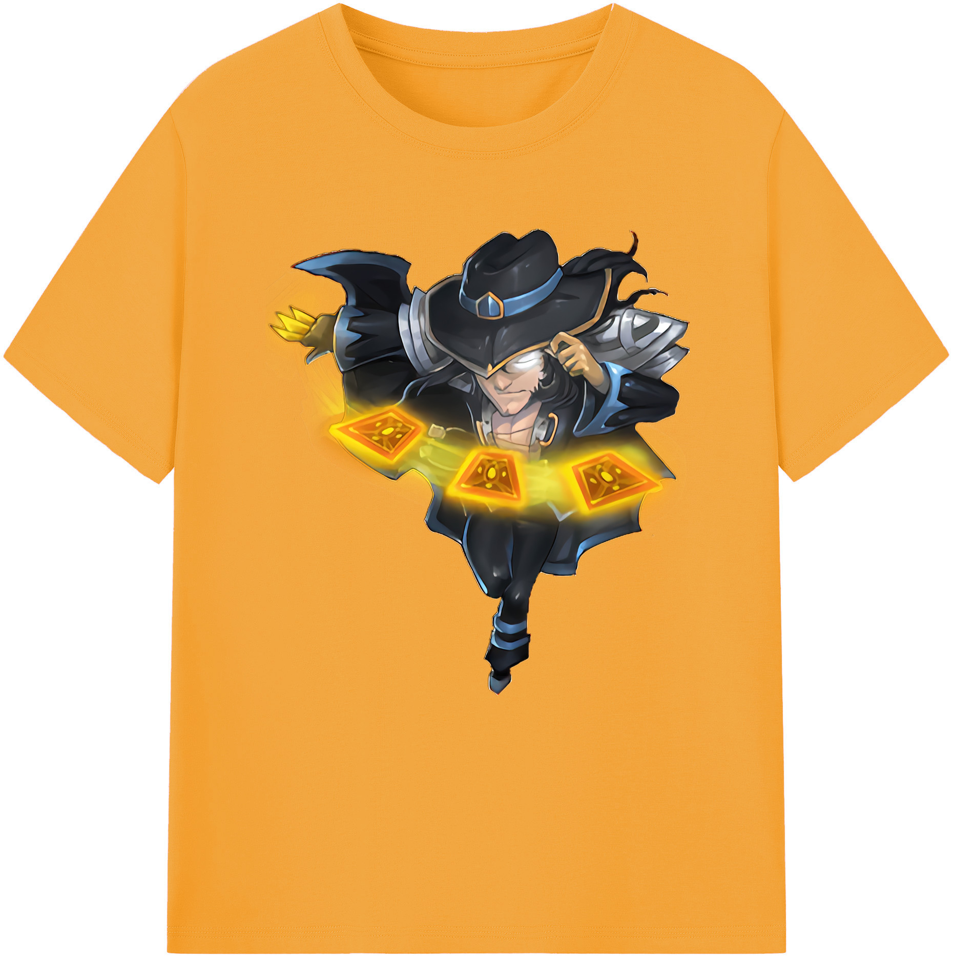 リーグ・オブ・レジェンド League of Legends LOL 綿100％半袖Tシャツ（フロントプリント）