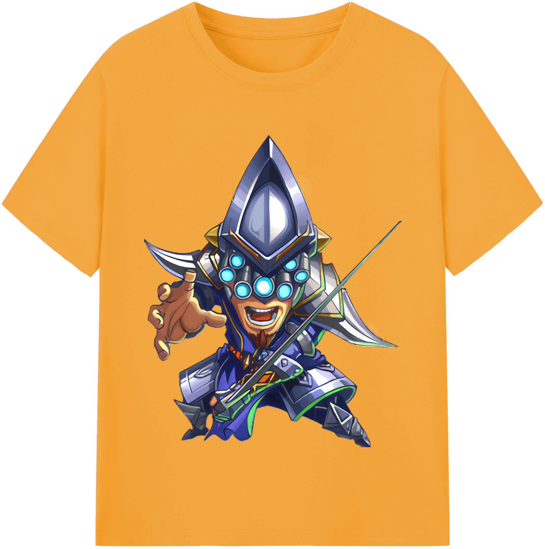 リーグ・オブ・レジェンド League of Legends LOL 綿100％半袖Tシャツ（フロントプリント）