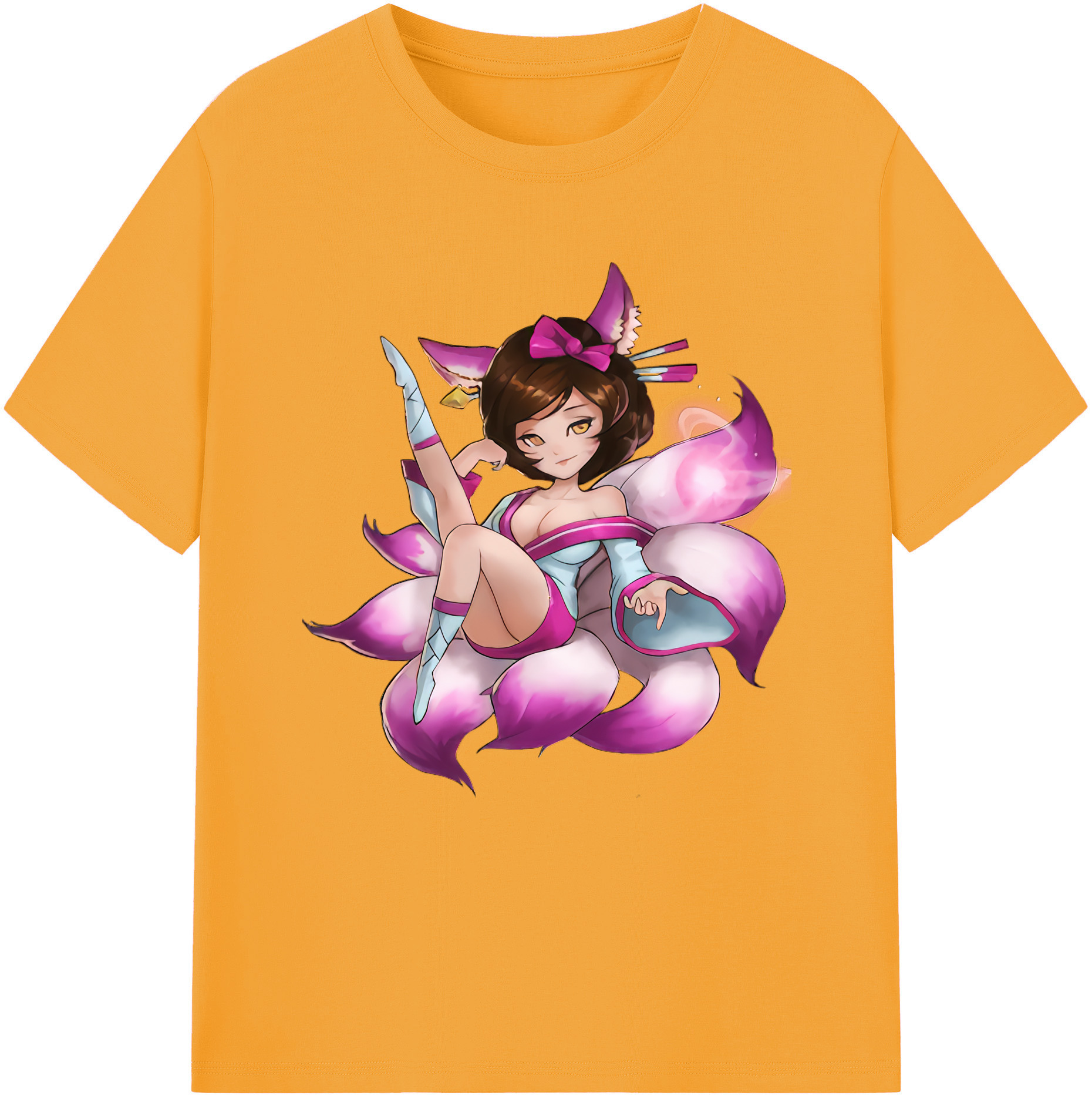 リーグ・オブ・レジェンド League of Legends LOL 綿100％半袖Tシャツ（フロントプリント）