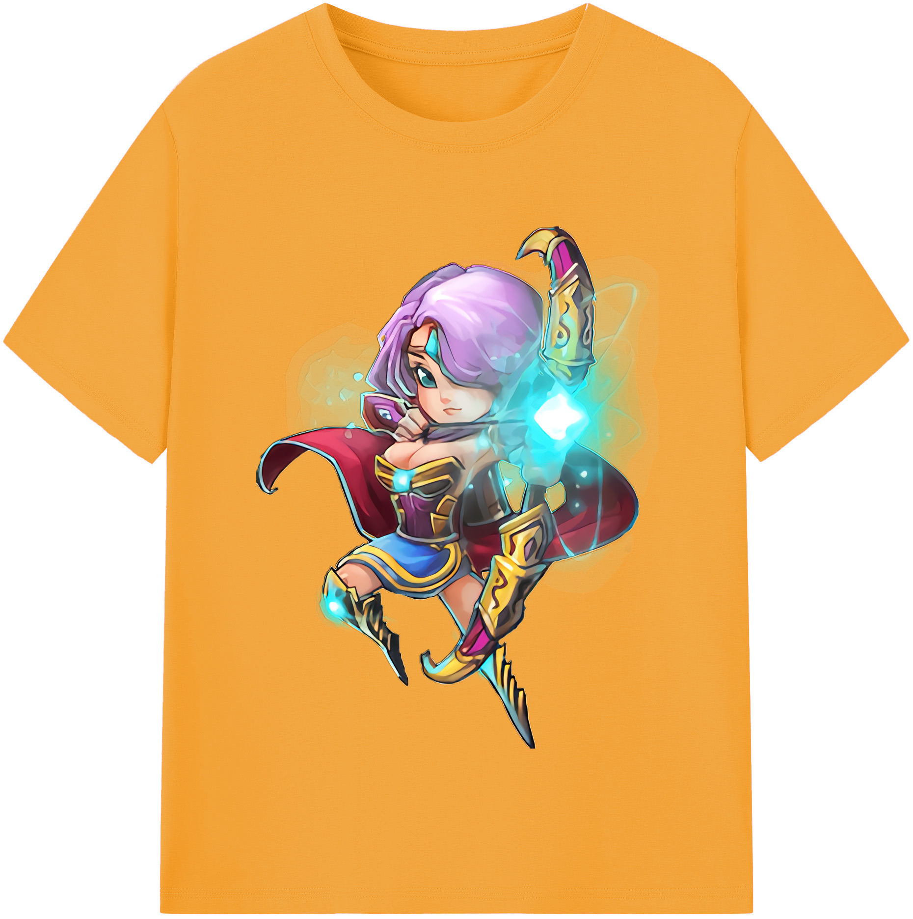 リーグ・オブ・レジェンド League of Legends LOL 綿100％半袖Tシャツ（フロントプリント）