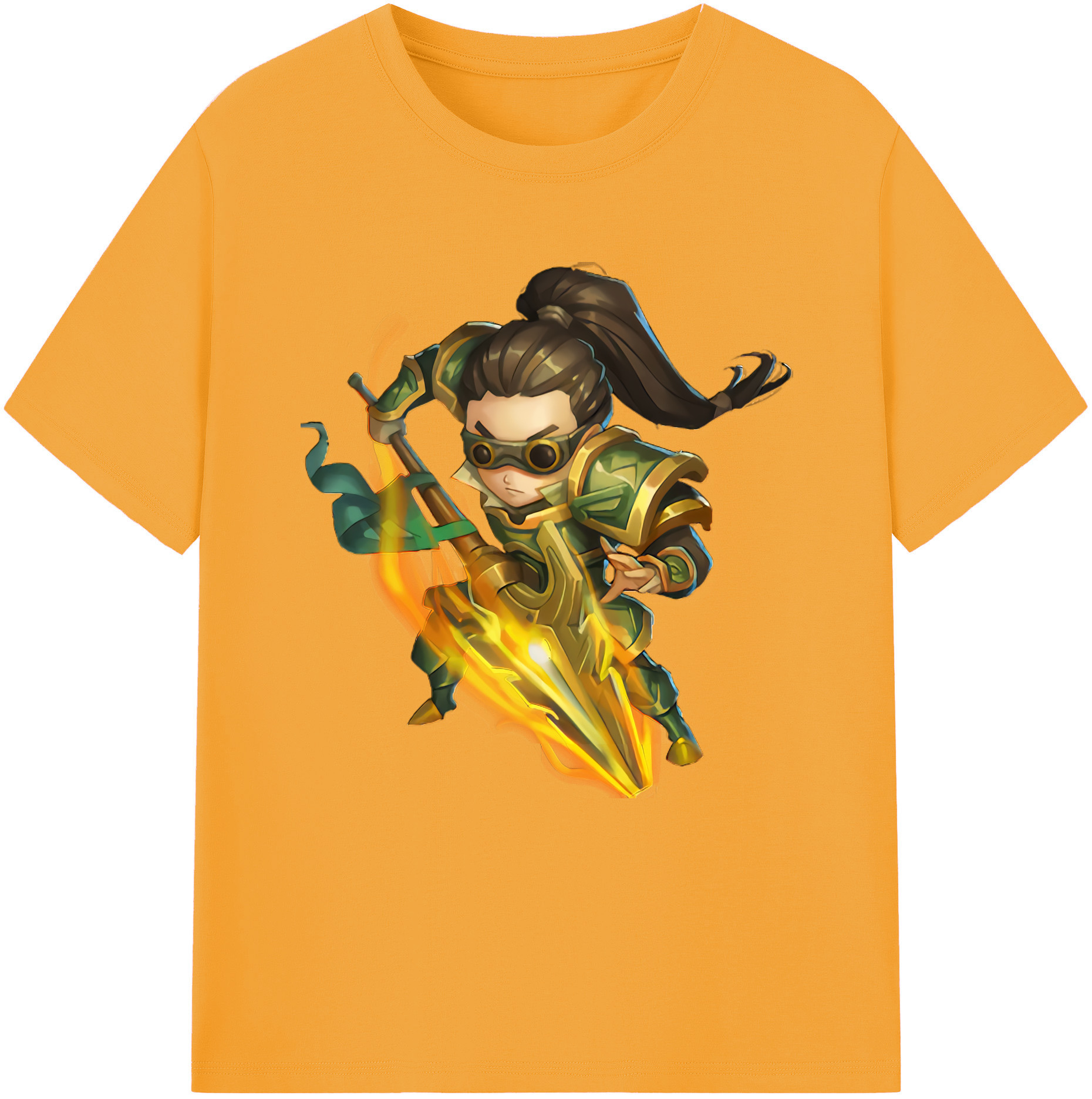 リーグ・オブ・レジェンド League of Legends LOL 綿100％半袖Tシャツ（フロントプリント）