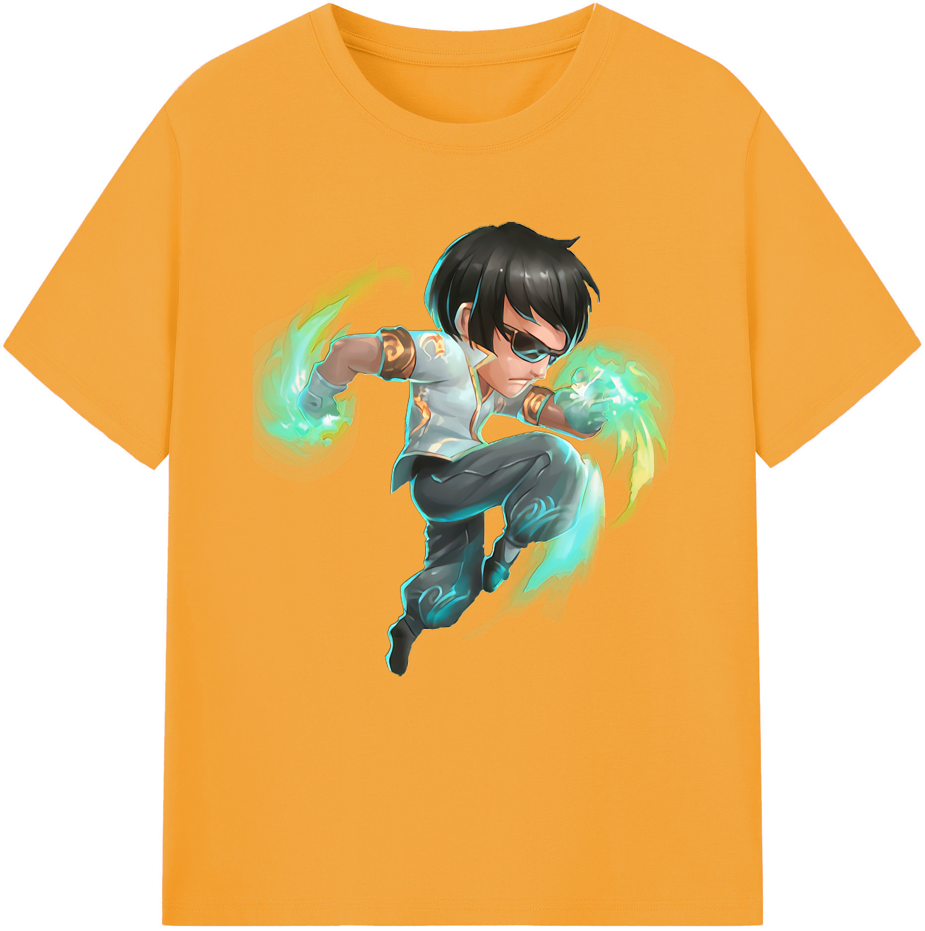 （画像用） リーグ・オブ・レジェンド League of Legends LOL 綿100％半袖Tシャツ（フロントプリント）