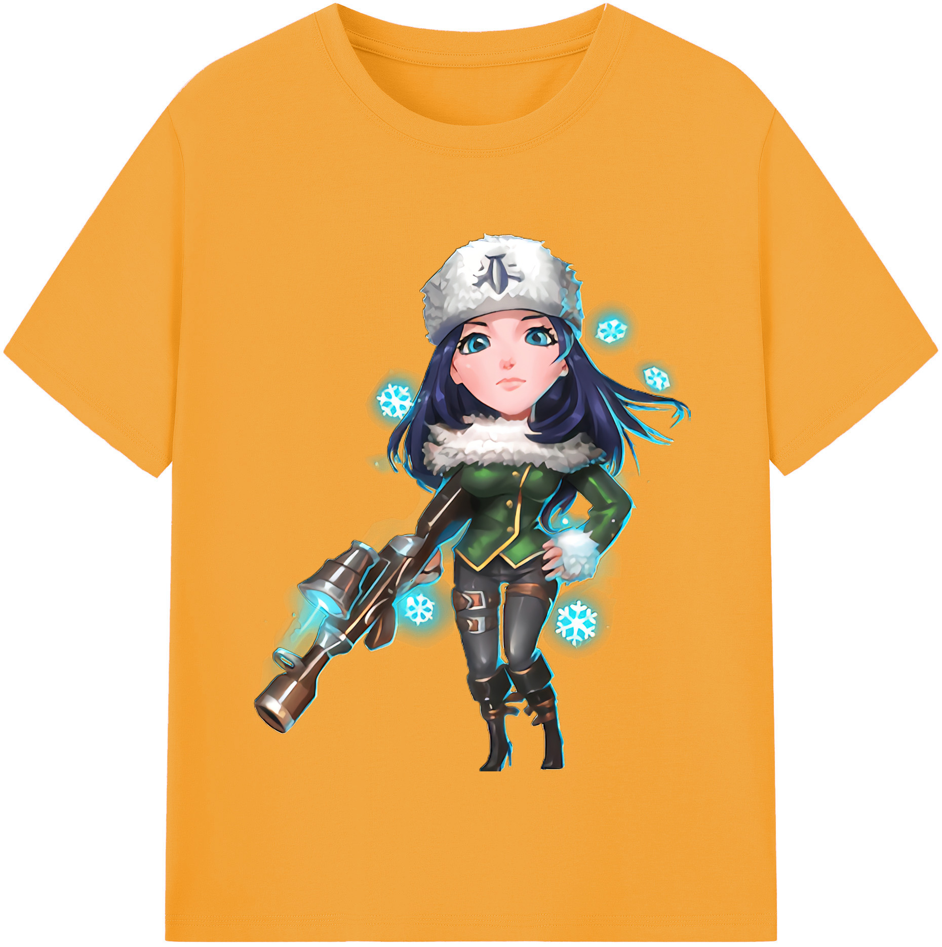 リーグ・オブ・レジェンド League of Legends LOL 綿100％半袖Tシャツ（フロントプリント）