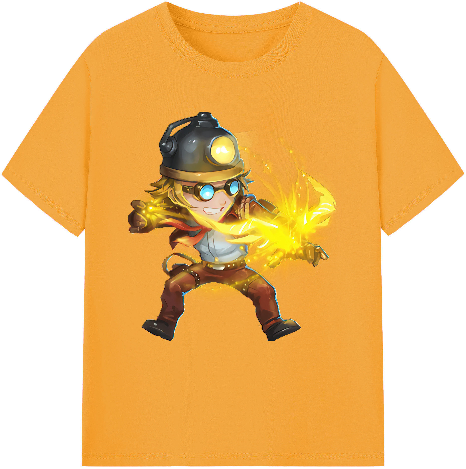リーグ・オブ・レジェンド League of Legends LOL 綿100％半袖Tシャツ（フロントプリント）