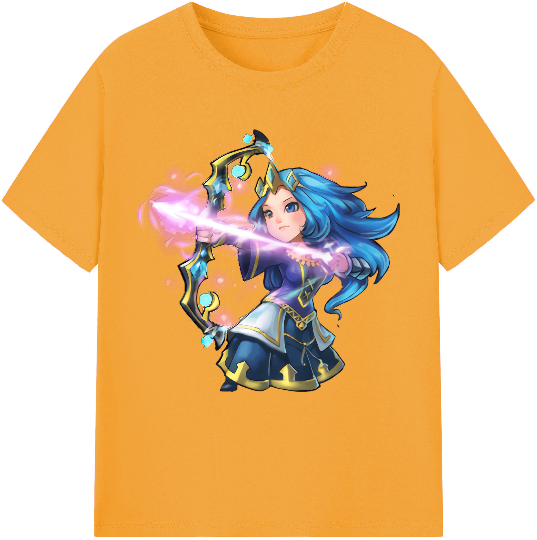 リーグ・オブ・レジェンド League of Legends LOL 綿100％半袖Tシャツ（フロントプリント）