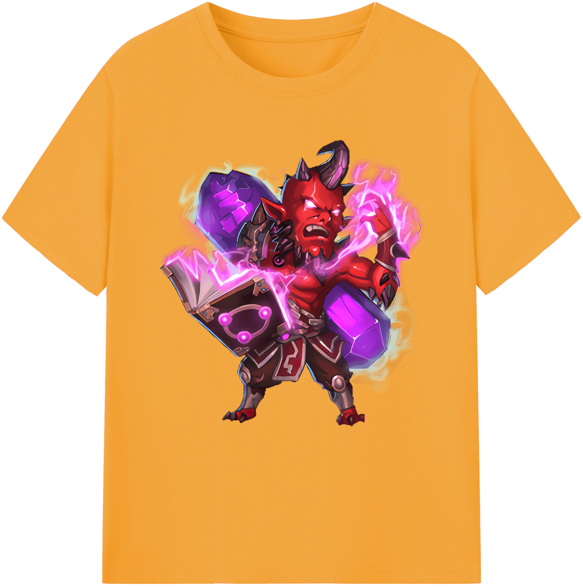 リーグ・オブ・レジェンド League of Legends LOL 綿100％半袖Tシャツ（フロントプリント）