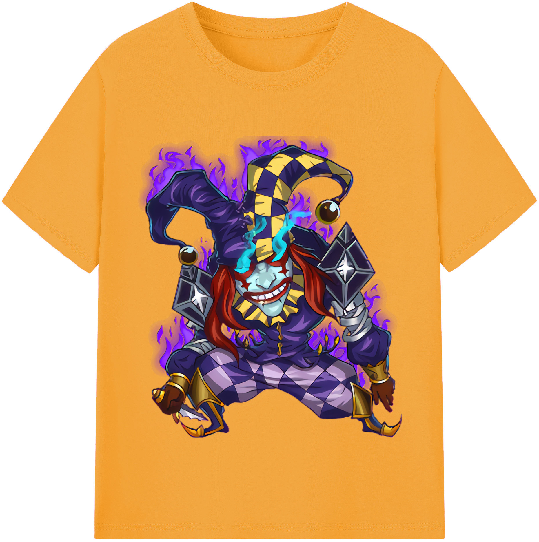 リーグ・オブ・レジェンド League of Legends LOL 綿100％半袖Tシャツ（フロントプリント）