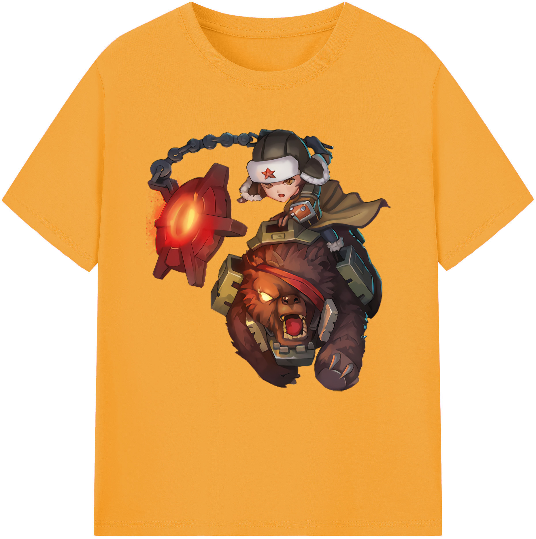 リーグ・オブ・レジェンド League of Legends LOL 綿100％半袖Tシャツ（フロントプリント）