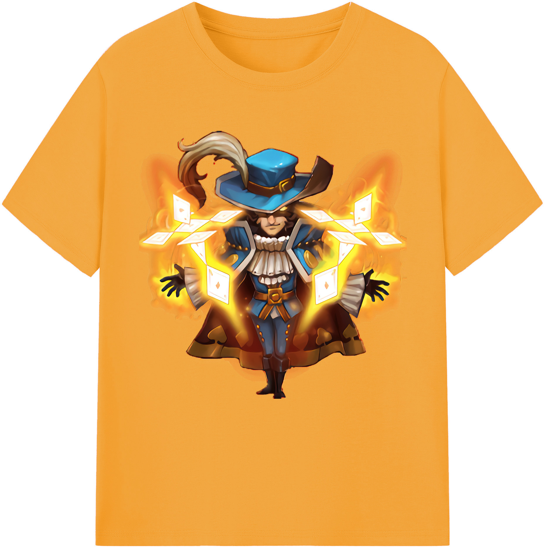 リーグ・オブ・レジェンド League of Legends LOL 綿100％半袖Tシャツ（フロントプリント）