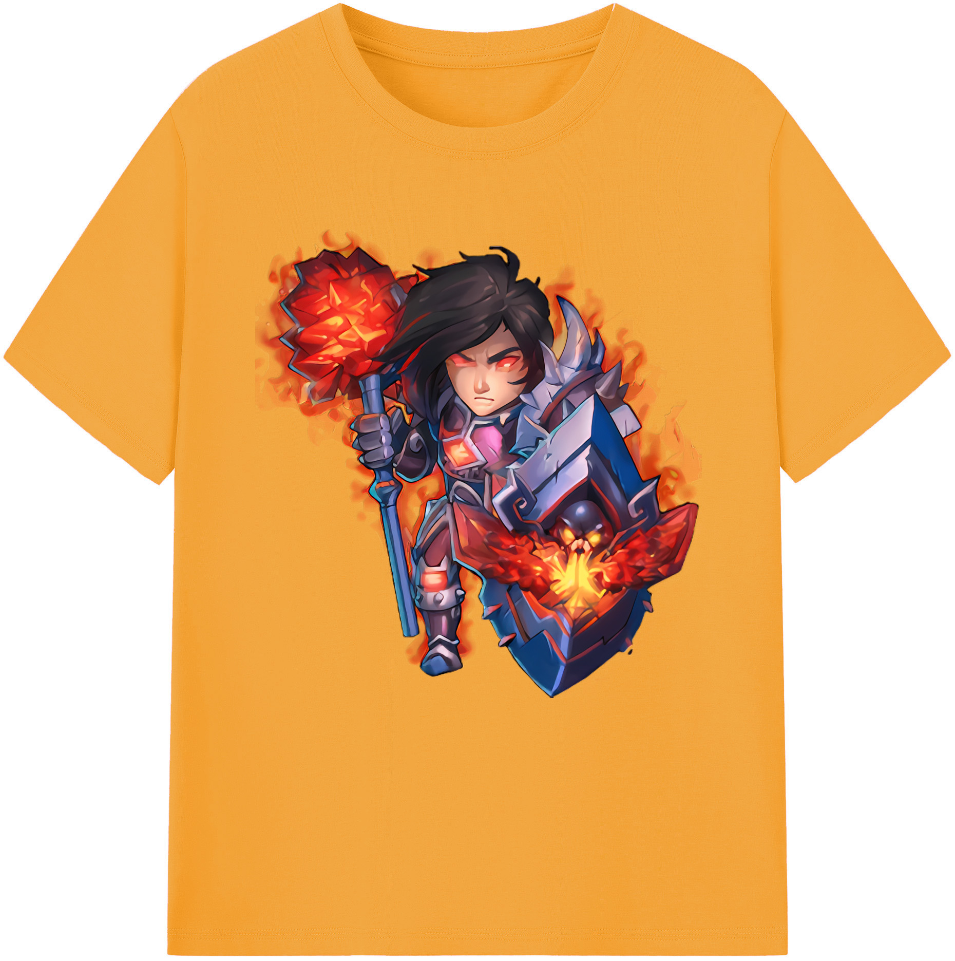 リーグ・オブ・レジェンド League of Legends LOL 綿100％半袖Tシャツ（フロントプリント）