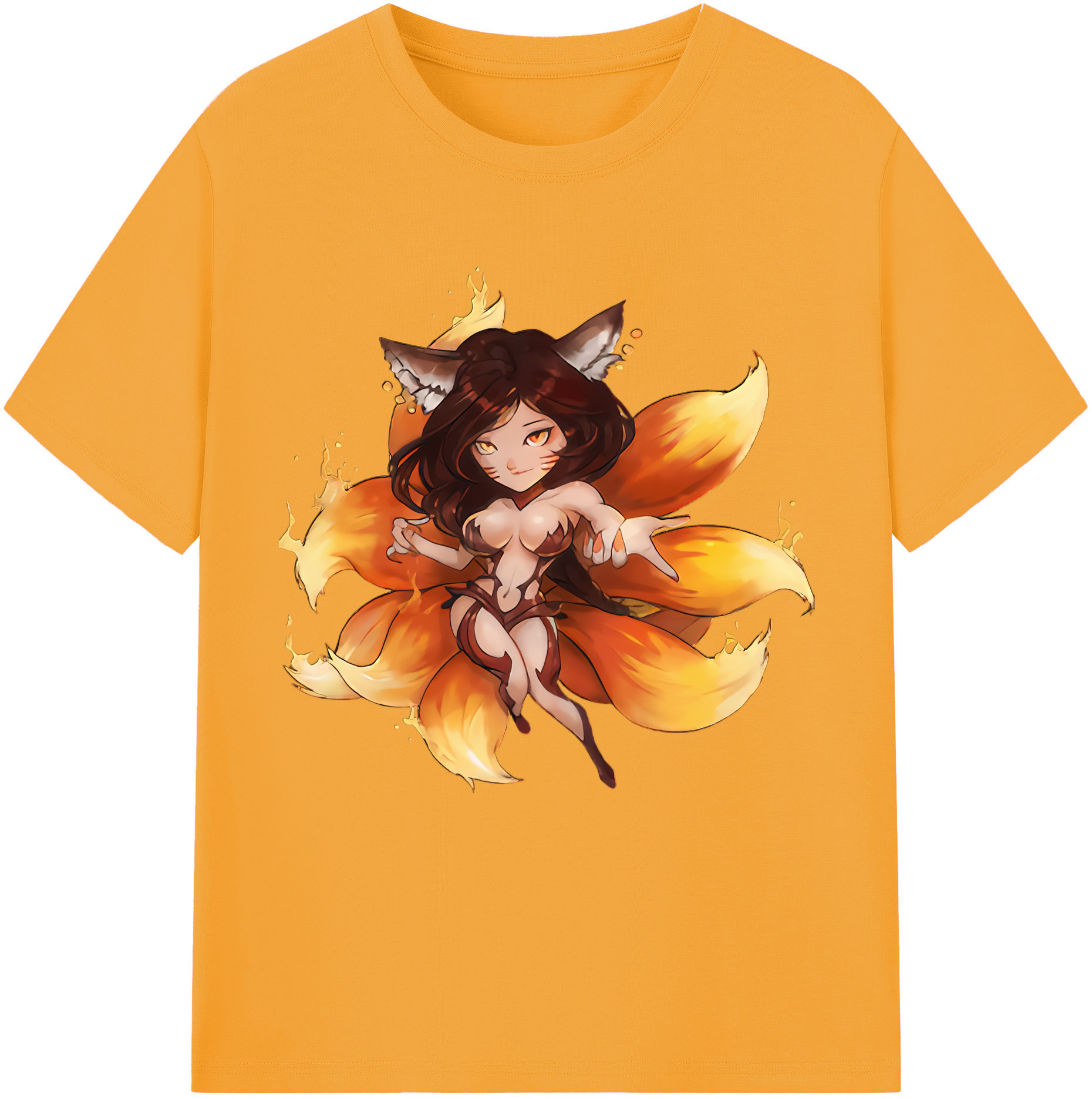 リーグ・オブ・レジェンド League of Legends LOL 綿100％半袖Tシャツ（フロントプリント）