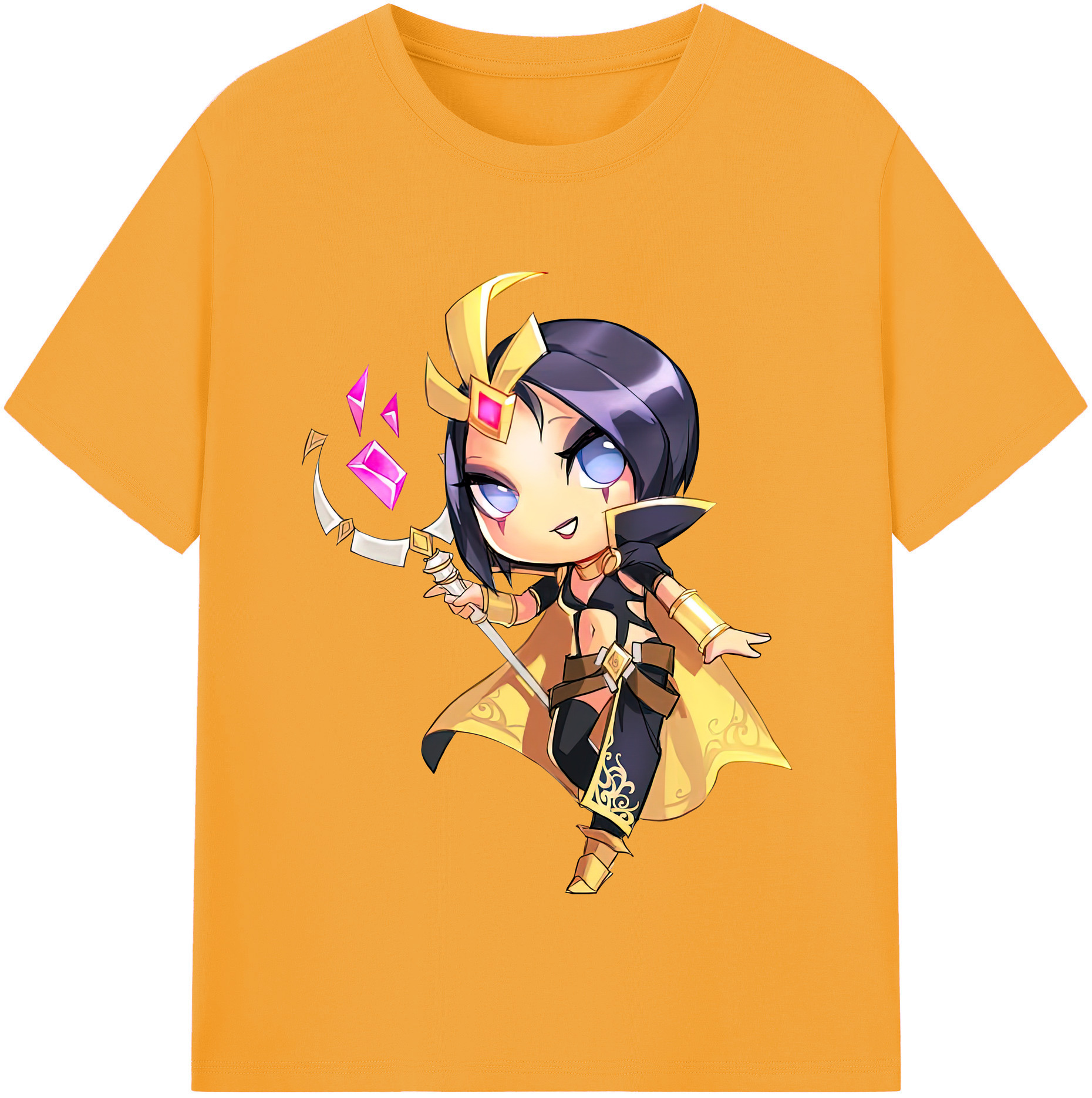 リーグ・オブ・レジェンド League of Legends LOL 綿100％半袖Tシャツ（フロントプリント）