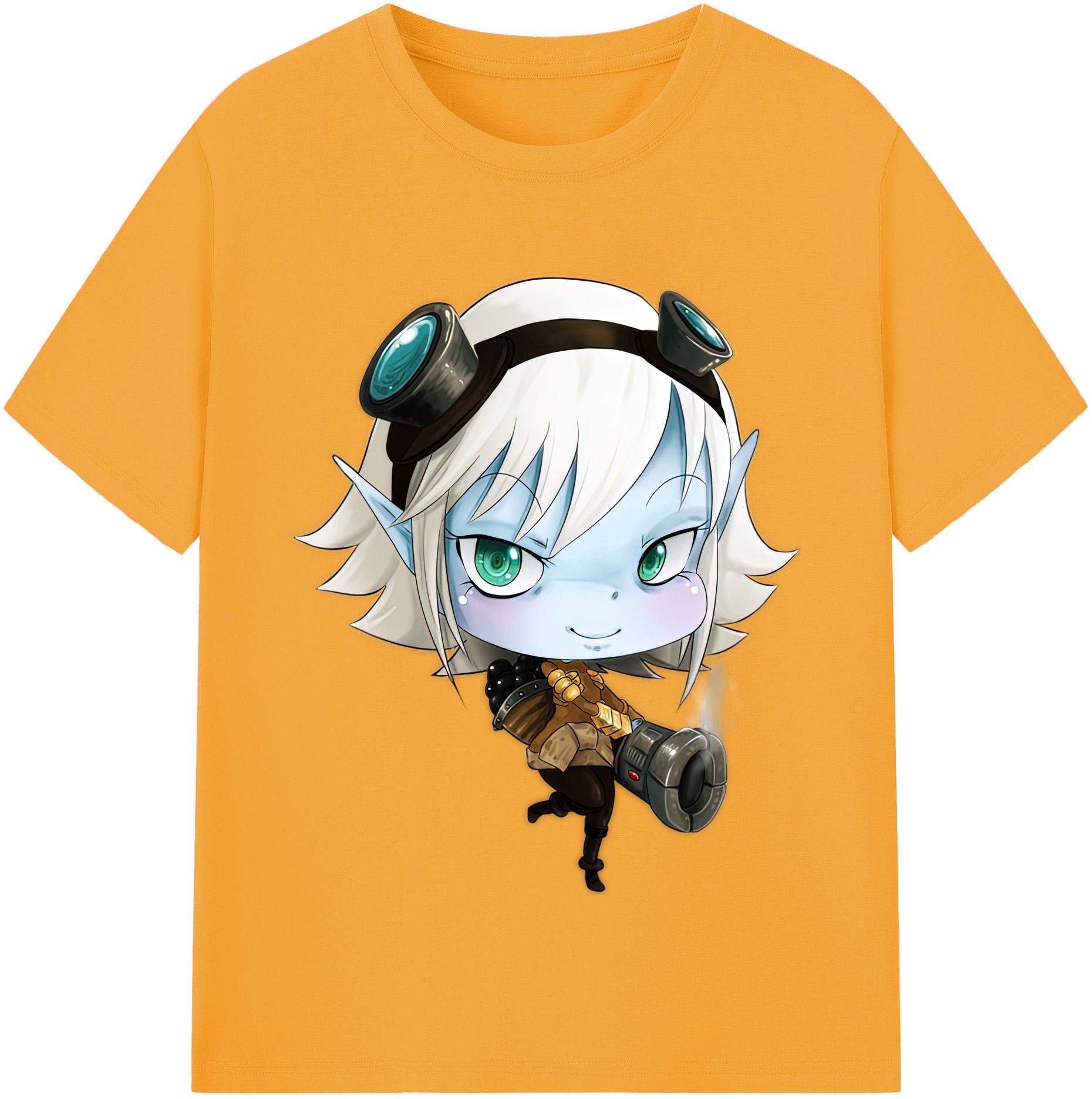 リーグ・オブ・レジェンド League of Legends LOL 綿100％半袖Tシャツ（フロントプリント）