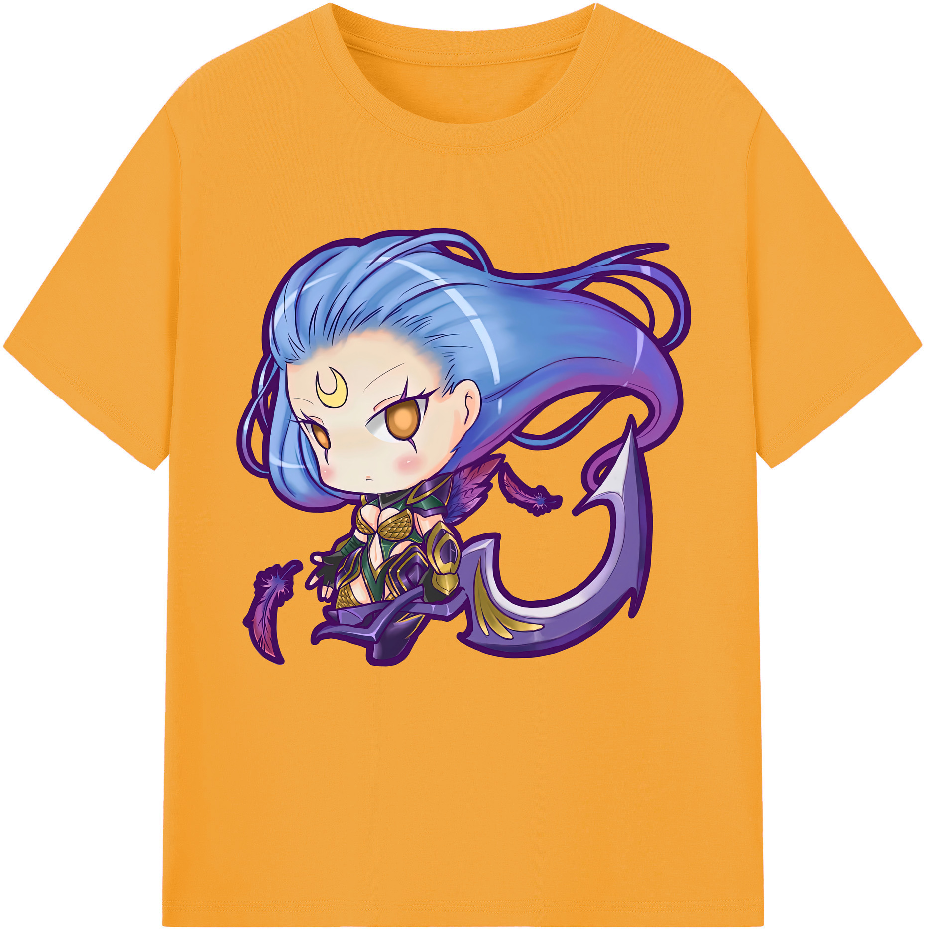 （画像用） リーグ・オブ・レジェンド League of Legends LOL 綿100％半袖Tシャツ（フロントプリント）