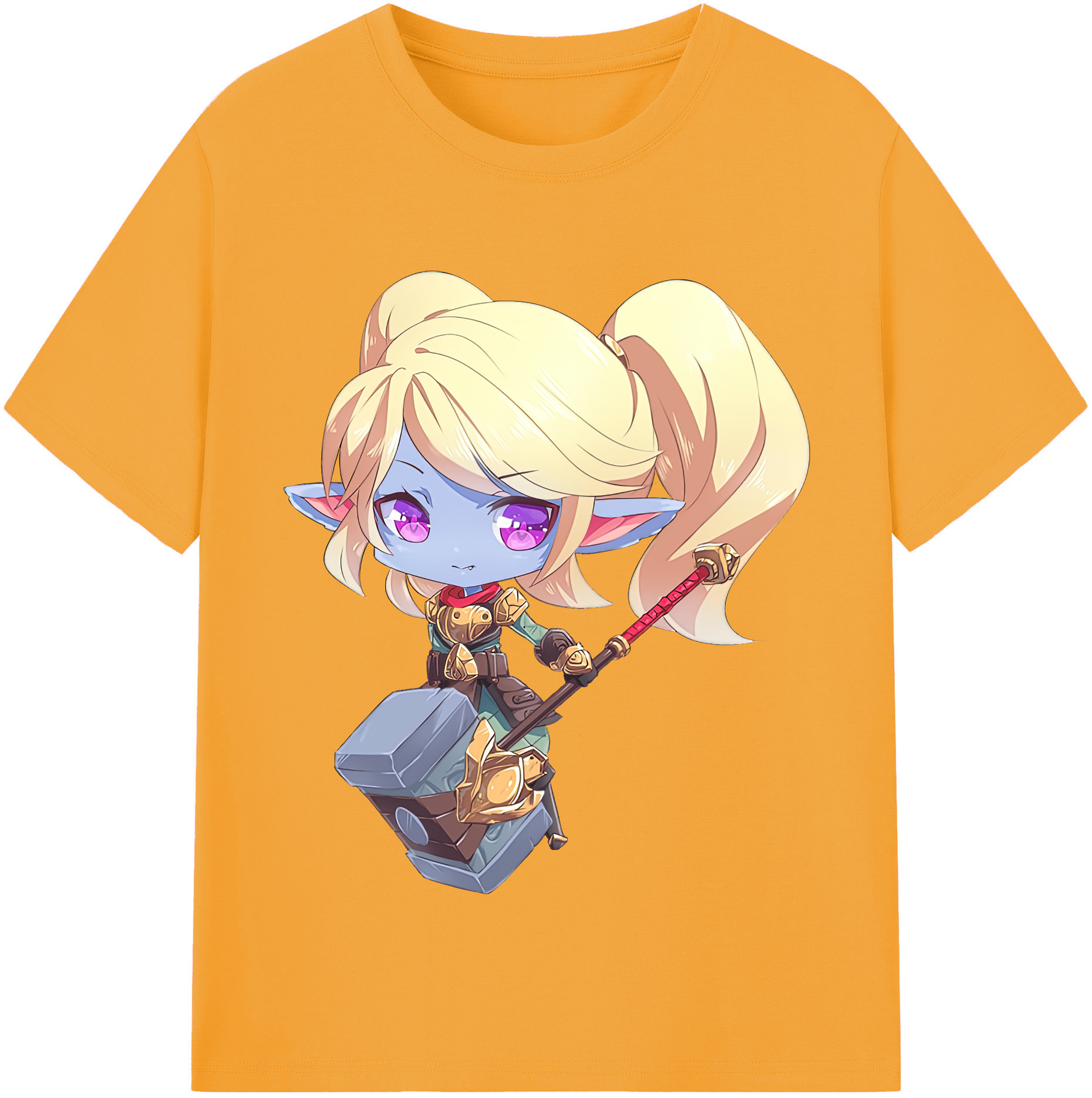 リーグ・オブ・レジェンド League of Legends LOL 綿100％半袖Tシャツ（フロントプリント）