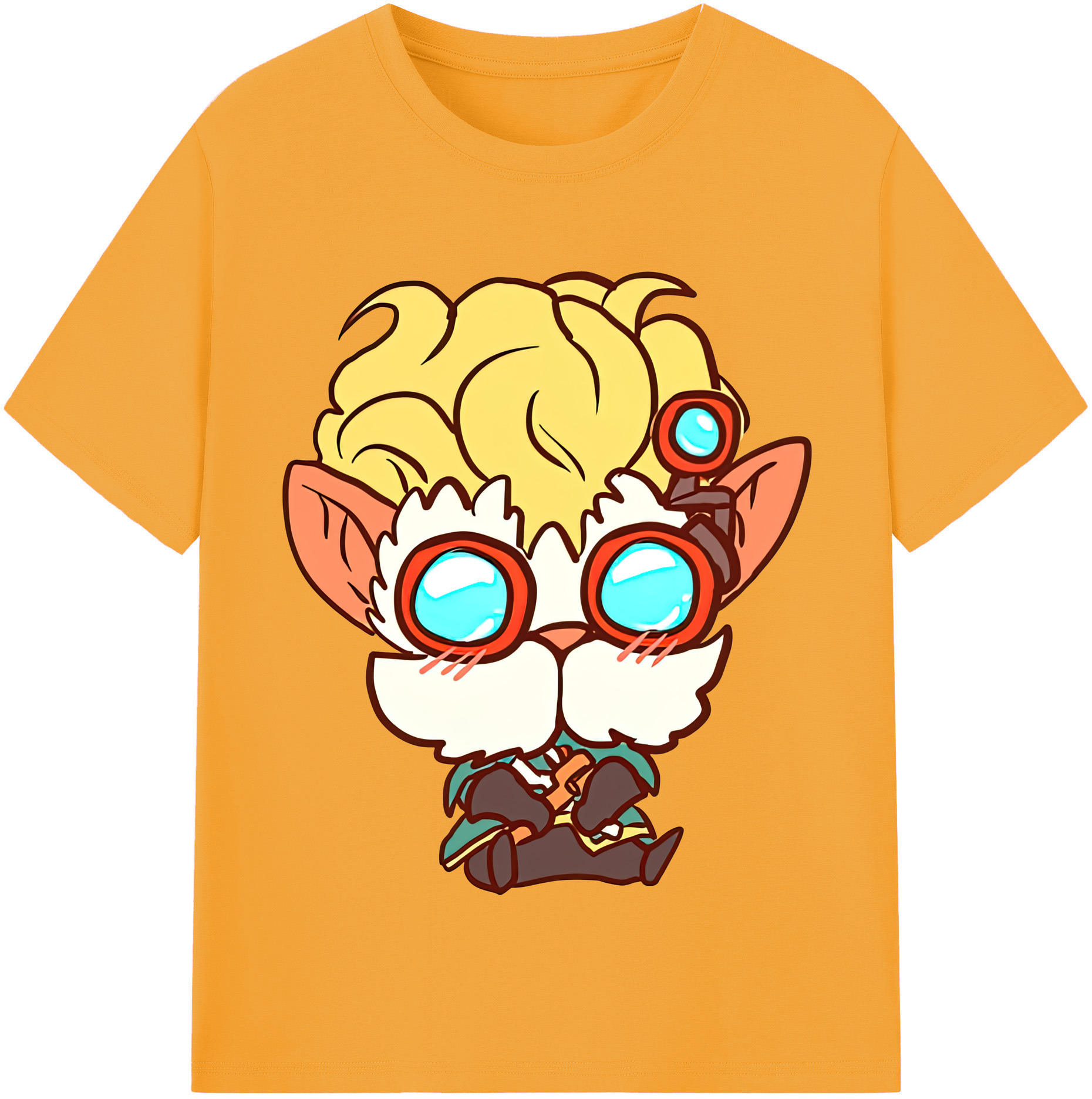 リーグ・オブ・レジェンド League of Legends LOL 綿100％半袖Tシャツ（フロントプリント）