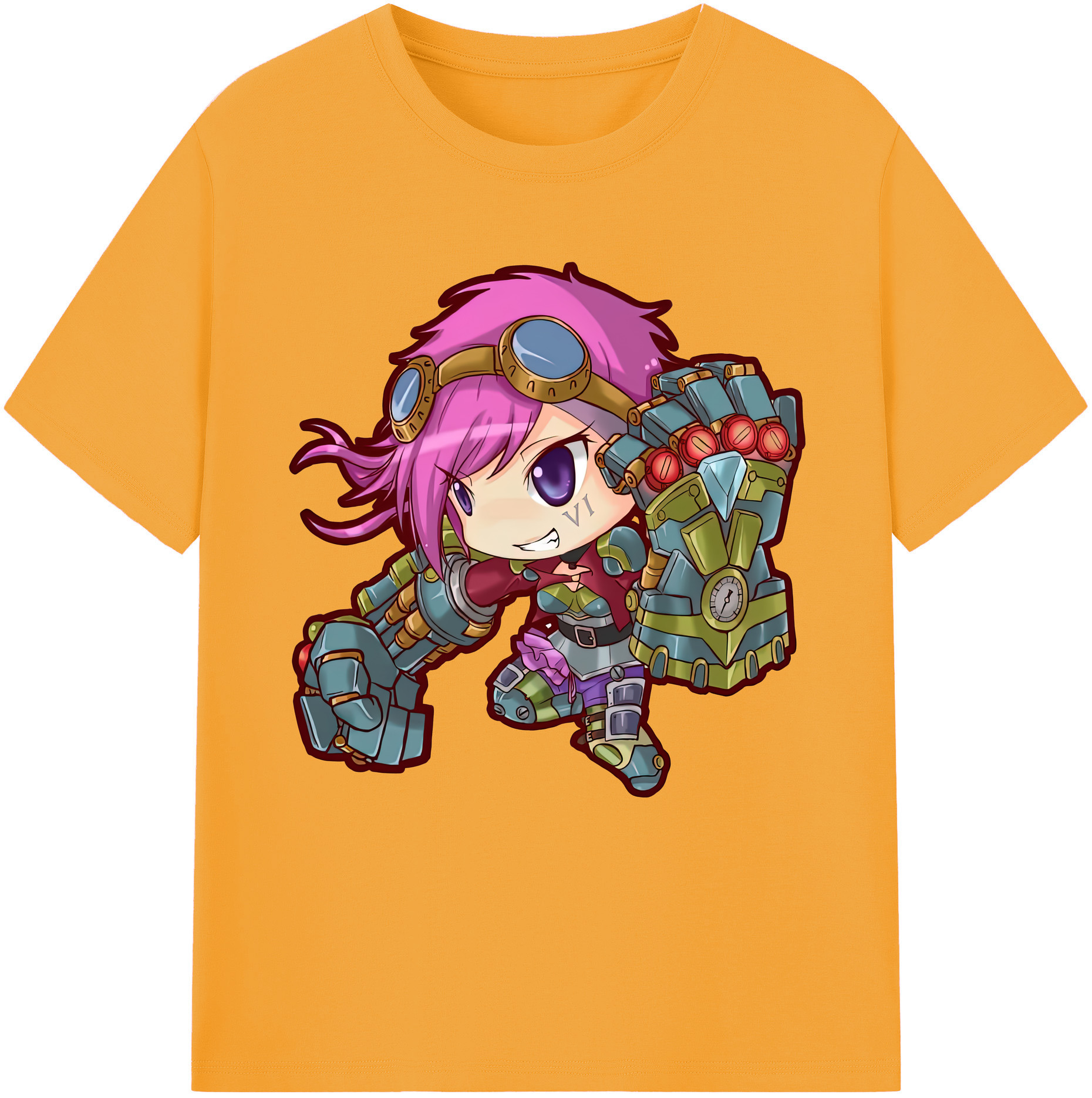リーグ・オブ・レジェンド League of Legends LOL 綿100％半袖Tシャツ（フロントプリント）