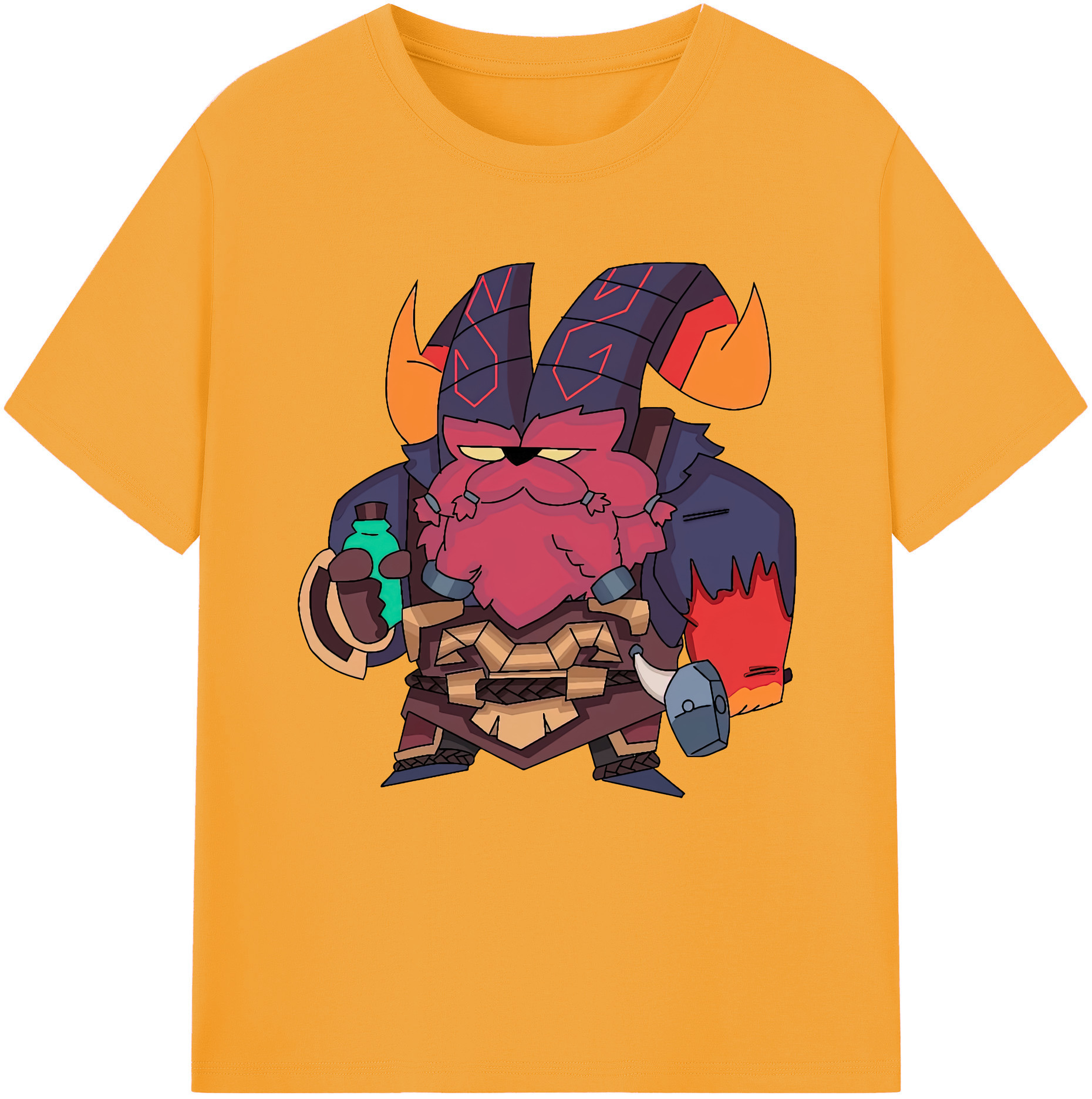 リーグ・オブ・レジェンド League of Legends LOL 綿100％半袖Tシャツ（フロントプリント）
