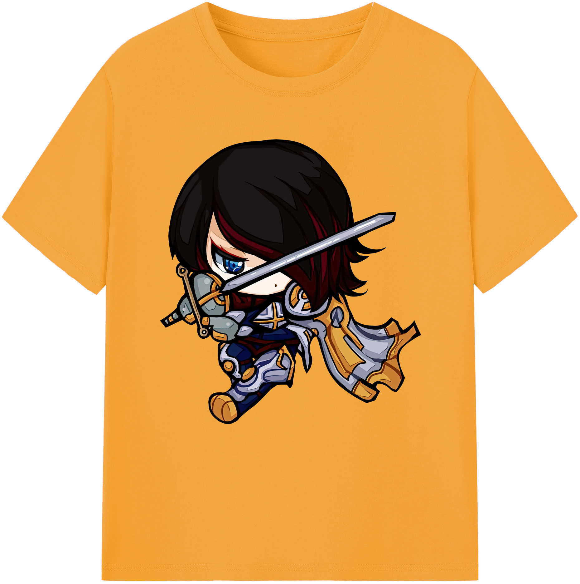 リーグ・オブ・レジェンド League of Legends LOL 綿100％半袖Tシャツ（フロントプリント）