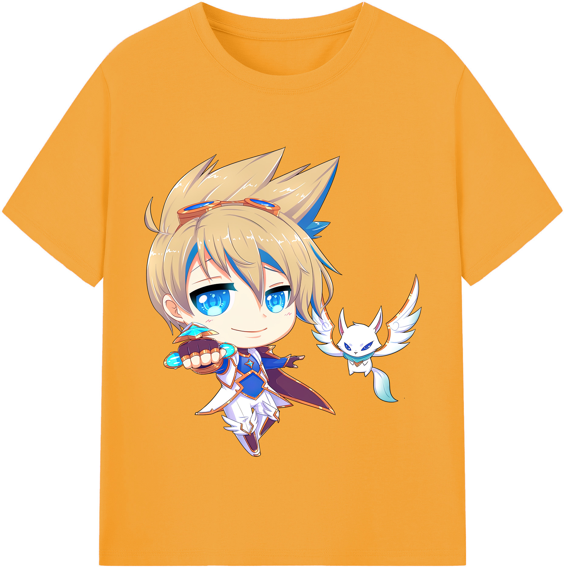 リーグ・オブ・レジェンド League of Legends LOL 綿100％半袖Tシャツ（フロントプリント）