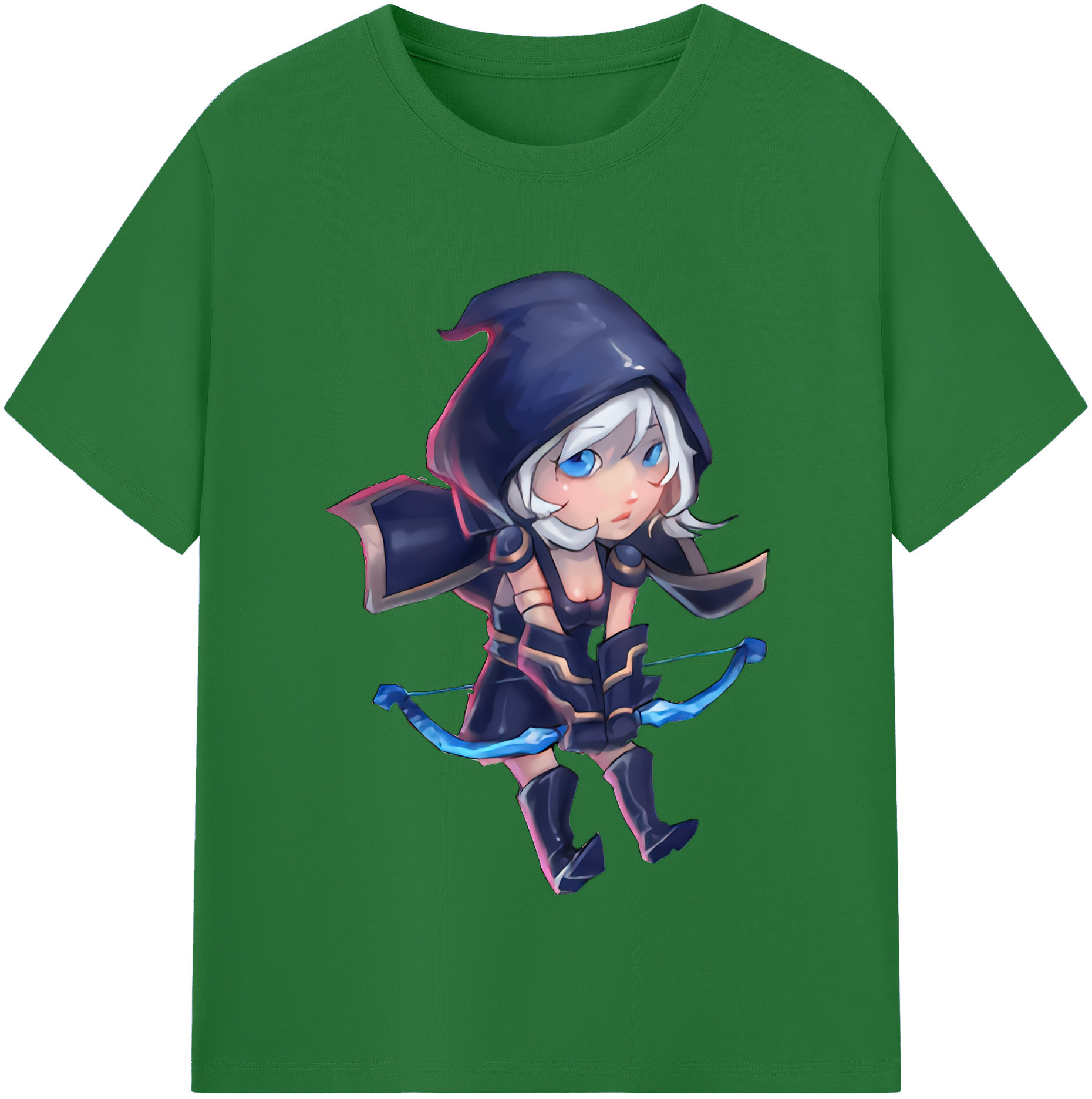 リーグ・オブ・レジェンド League of Legends LOL 綿100％半袖Tシャツ（フロントプリント）