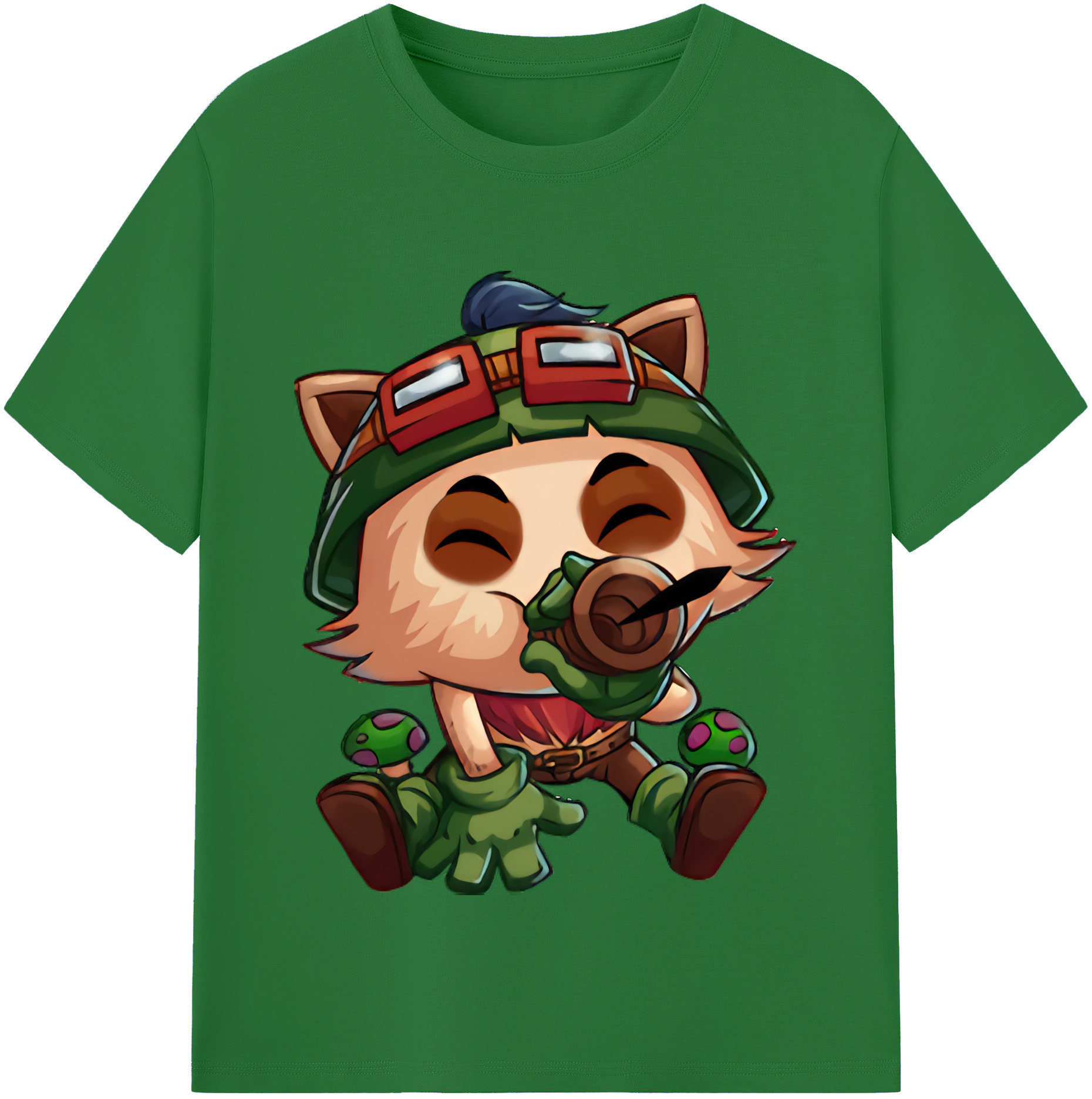 リーグ・オブ・レジェンド League of Legends LOL 綿100％半袖Tシャツ（フロントプリント）